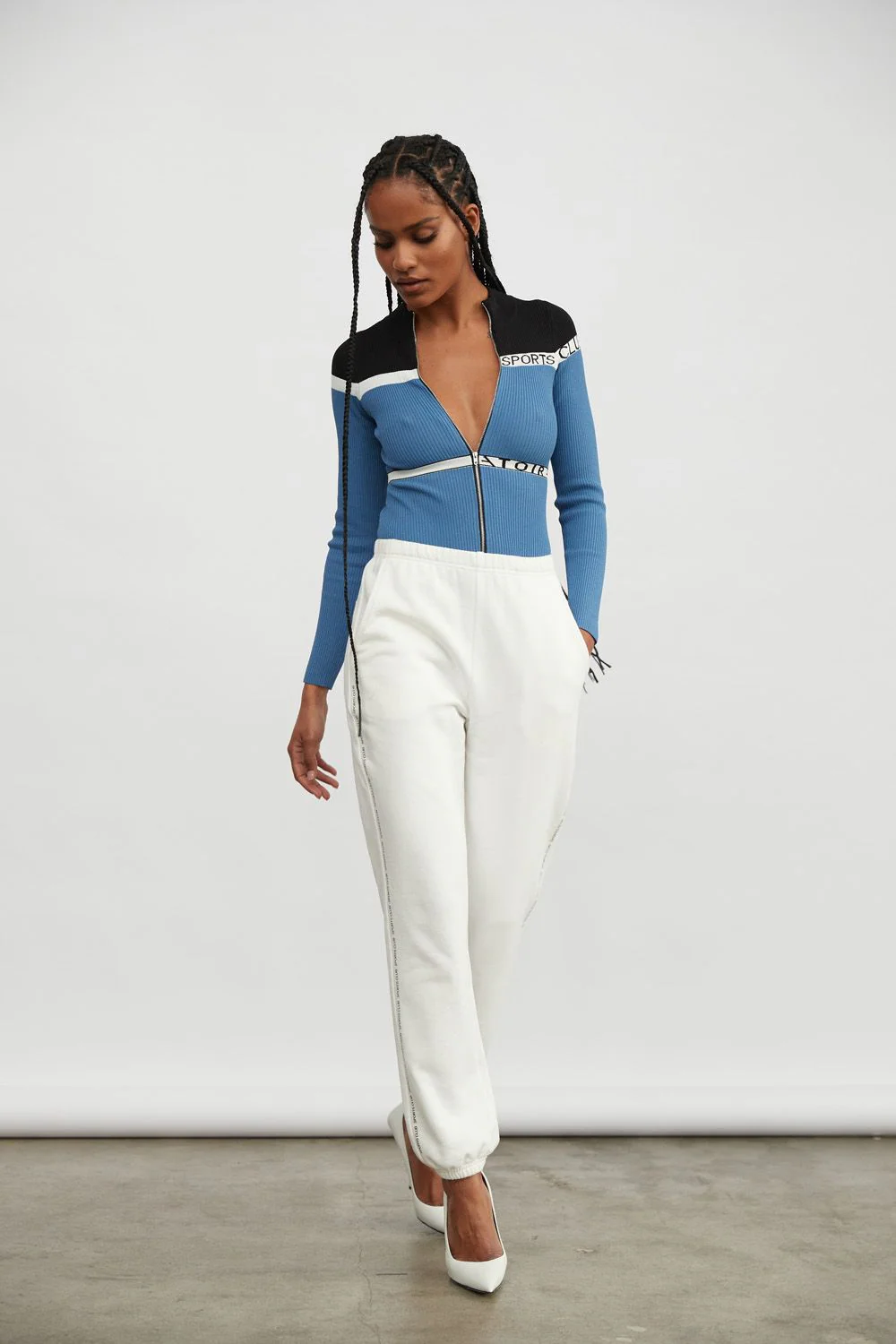 ATOIR SPORTS CLUB Womens The All Star Track Pants - White - Image 7