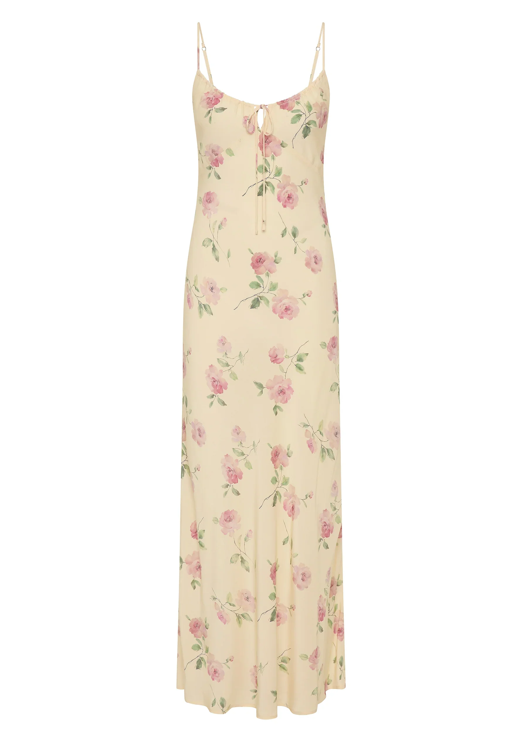 AUGUST THE LABEL Womens Anne Tie Slip Maxi Dress in Nova Floral - Image 5