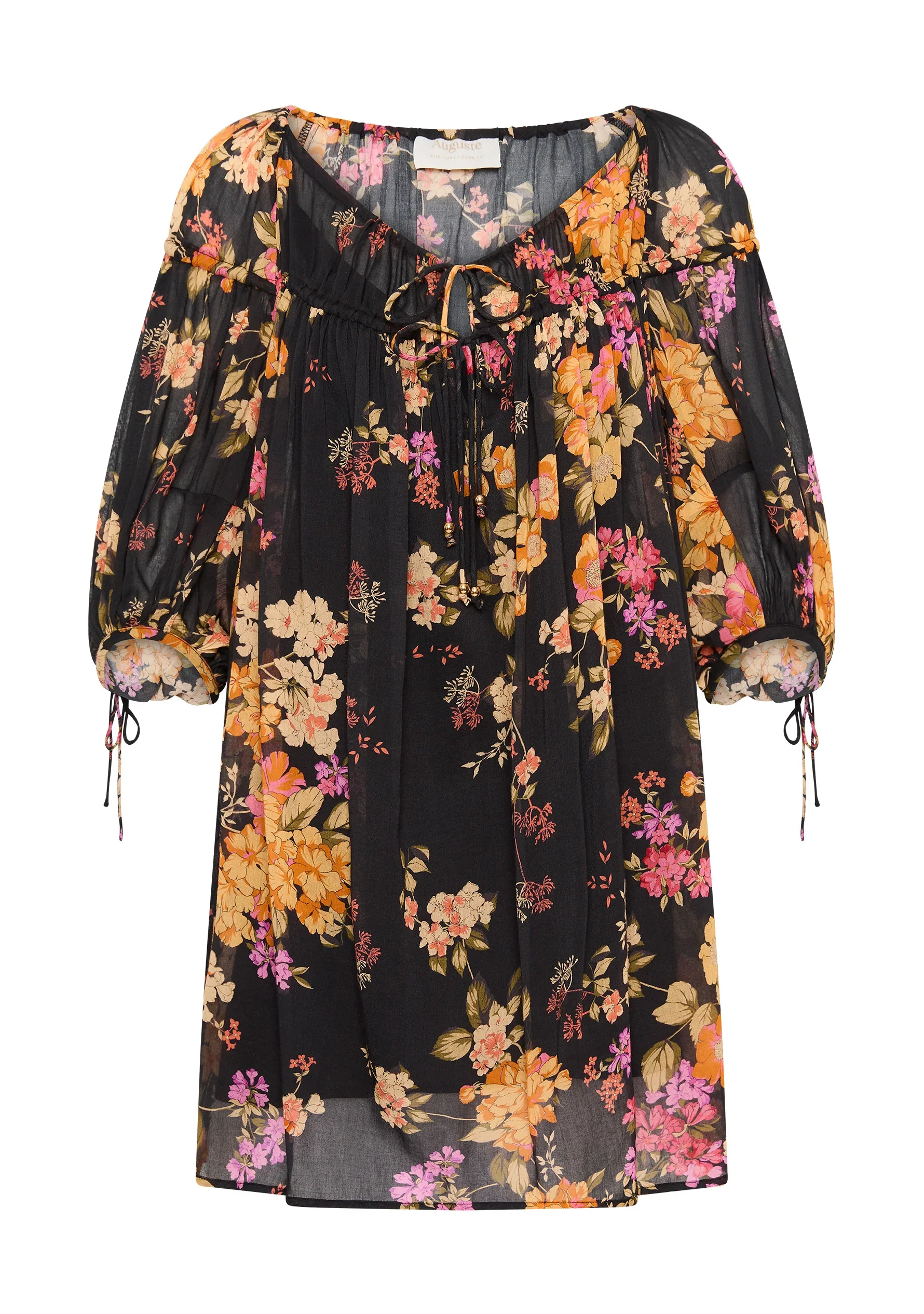 AUGUSTE THE LABEL Womens Autumn Mini Dress - Black - Image 6