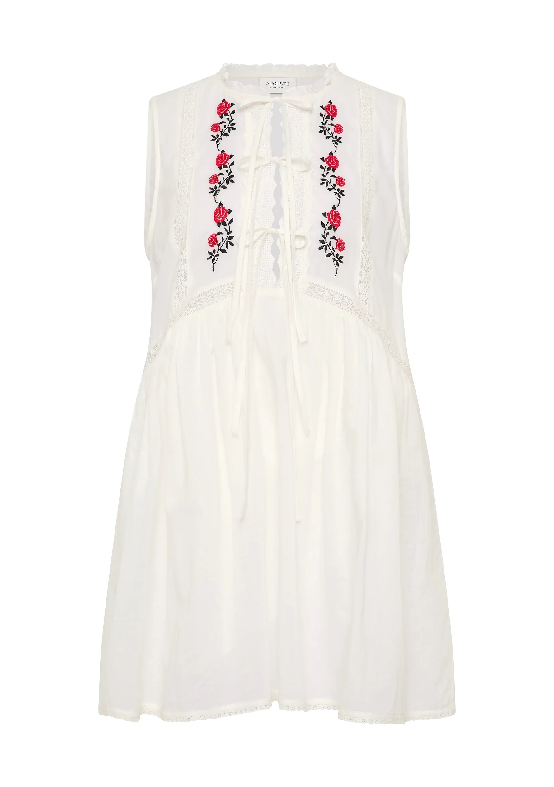 AUGUSTE THE LABEL Womens Bellamy Mini Dress in White - Image 5