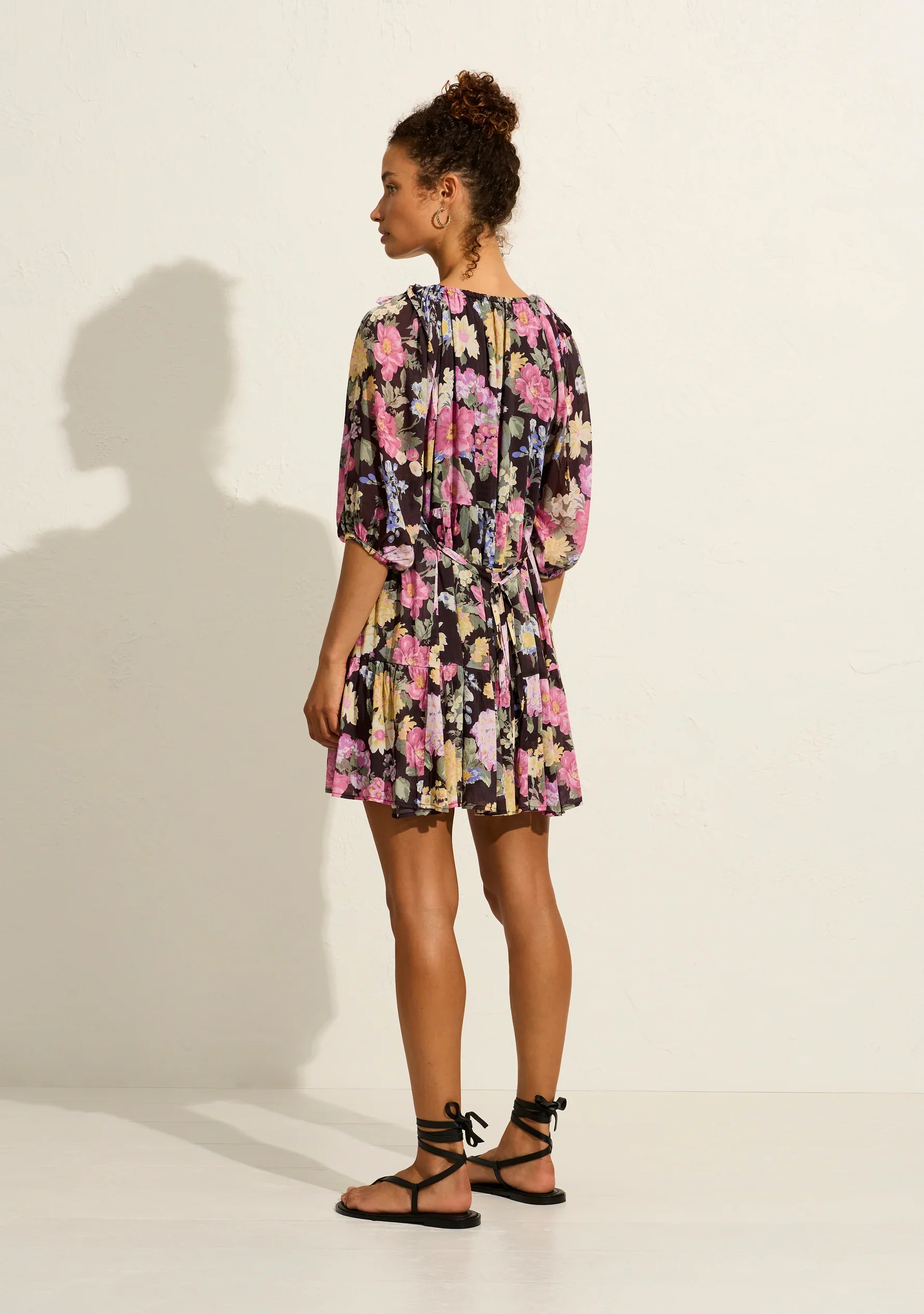 AUGUSTE THE LABEL Womens Daphne Mini Dress - Black - Image 3