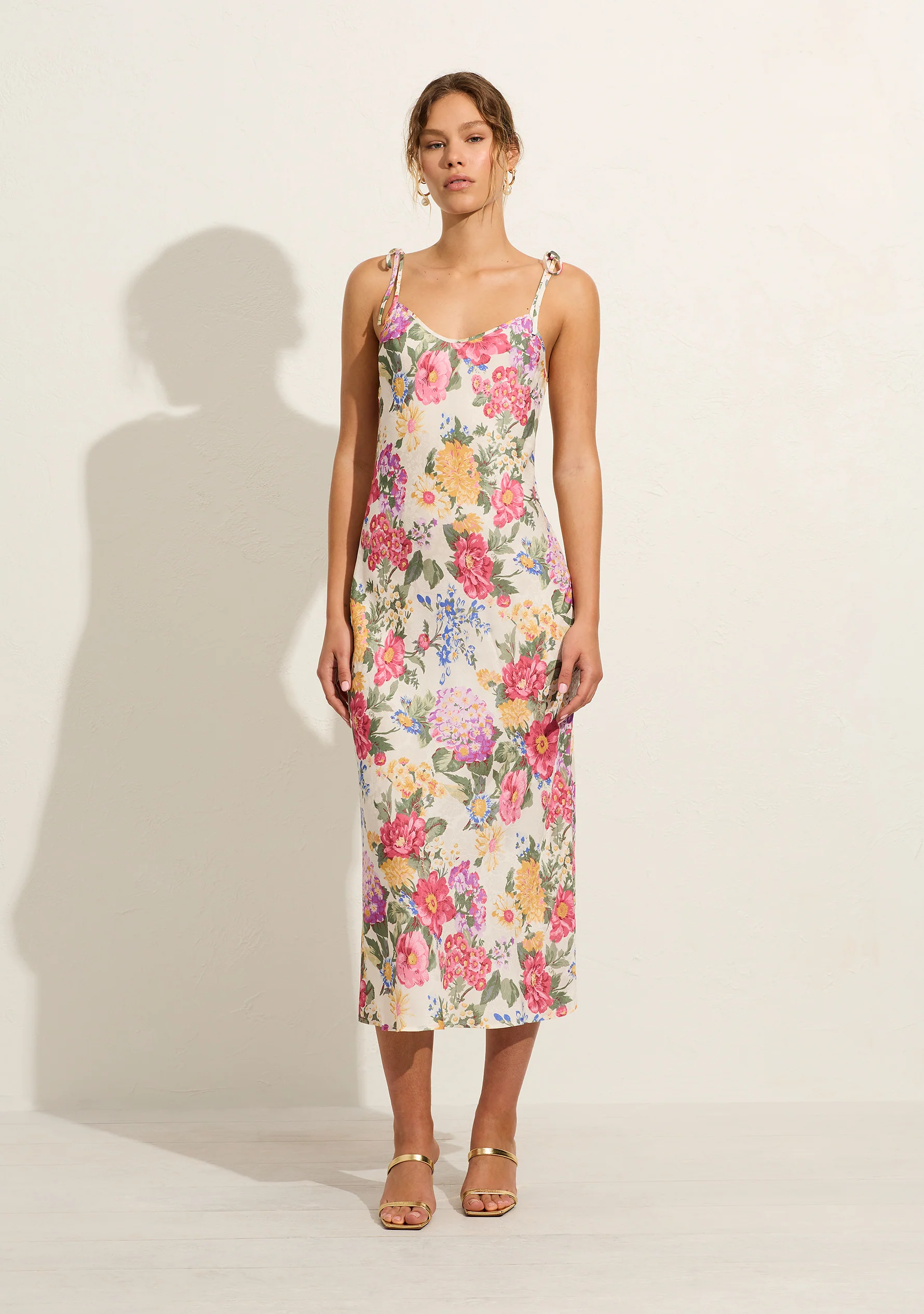 AUGUSTE THE LABEL Womens Irina Midi Dress - White - Image 3