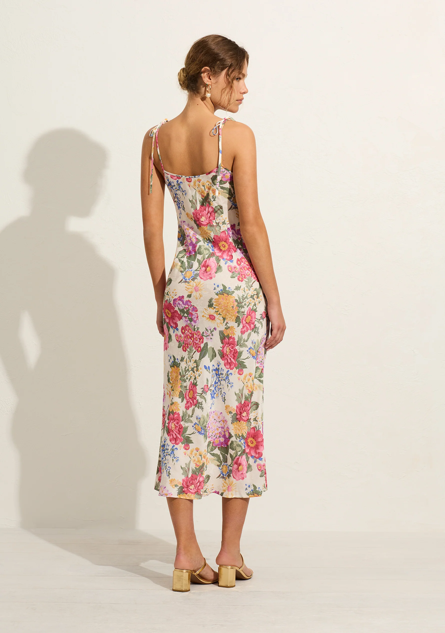 AUGUSTE THE LABEL Womens Irina Midi Dress - White - Image 5