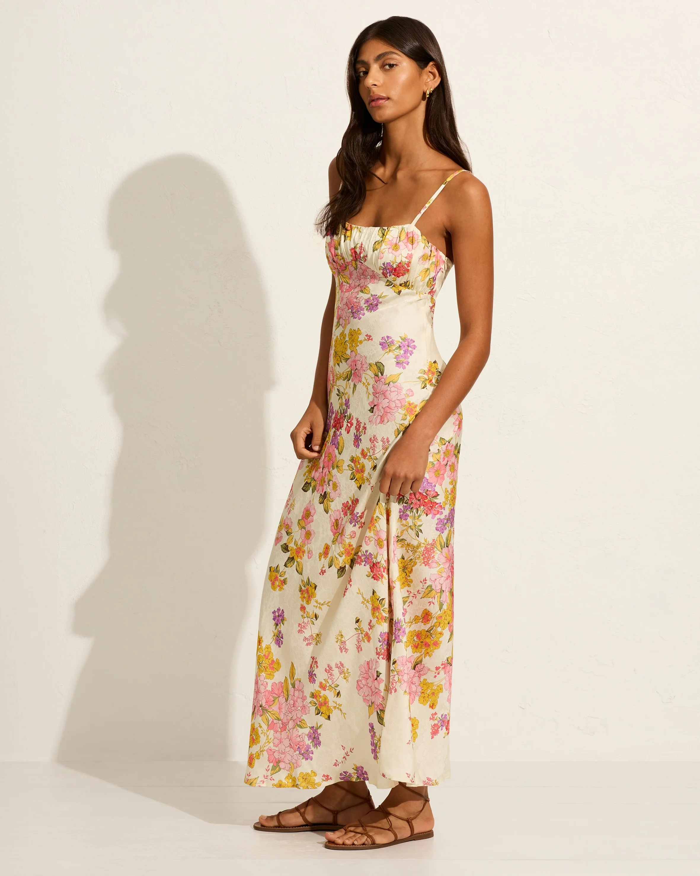 AUGUSTE THE LABEL Womens Lavinia Maxi Dress - Off White - Image 2