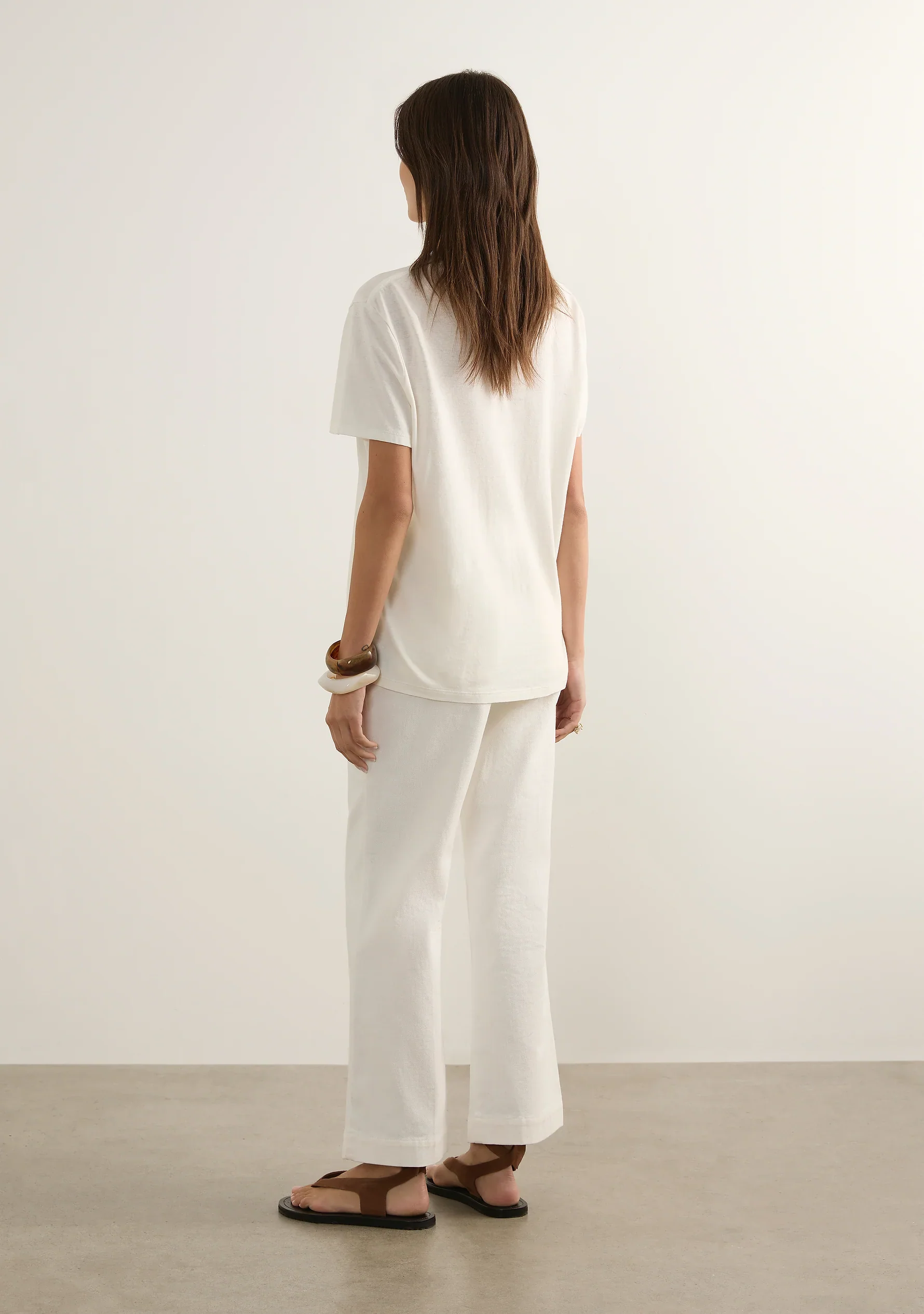 AUGUSTE THE LABEL Womens Life Is Beautiful Classic Tee in White - Image 3
