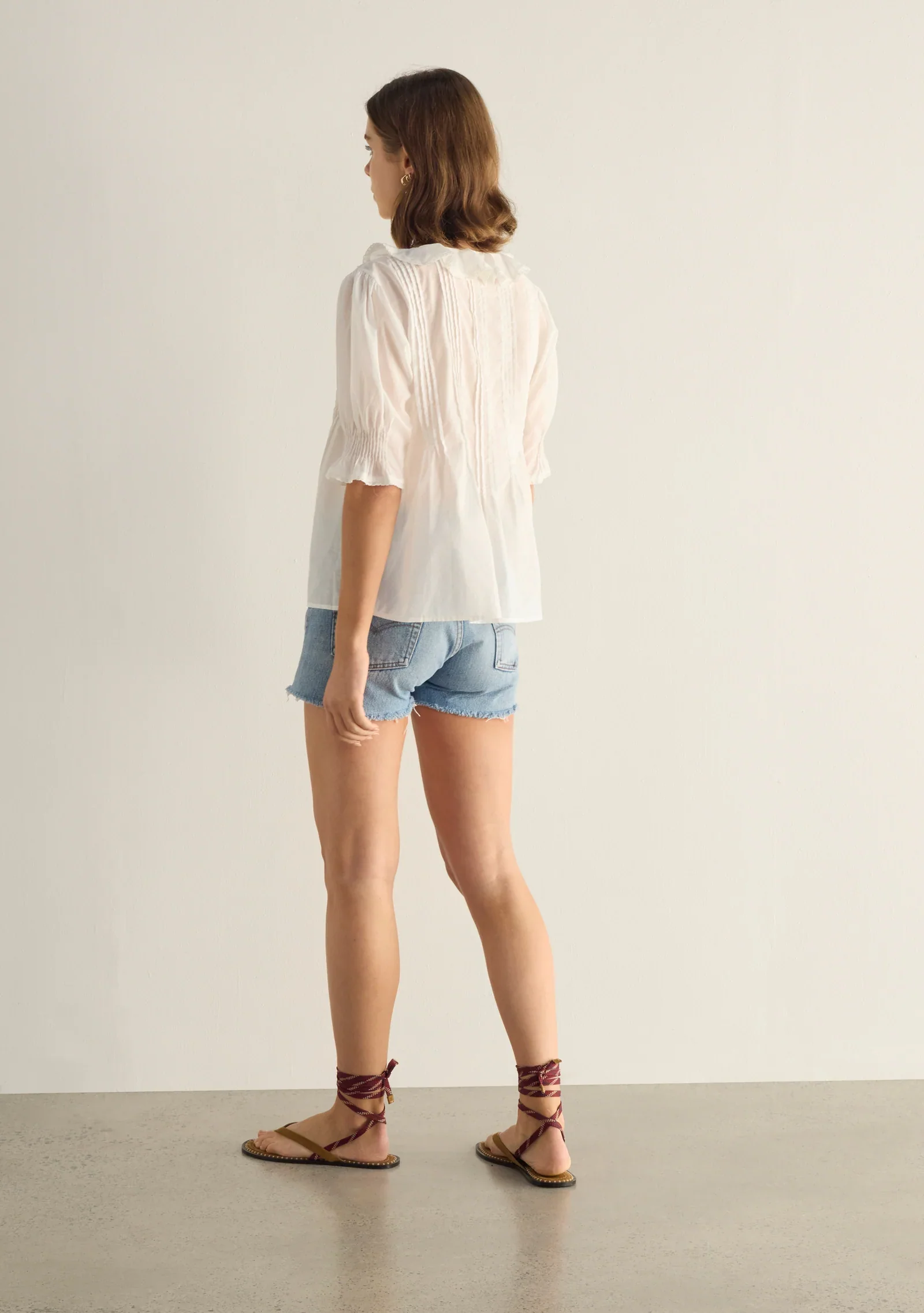 AUGUSTE THE LABEL Womens Rafael Blouse in Off White - Image 2