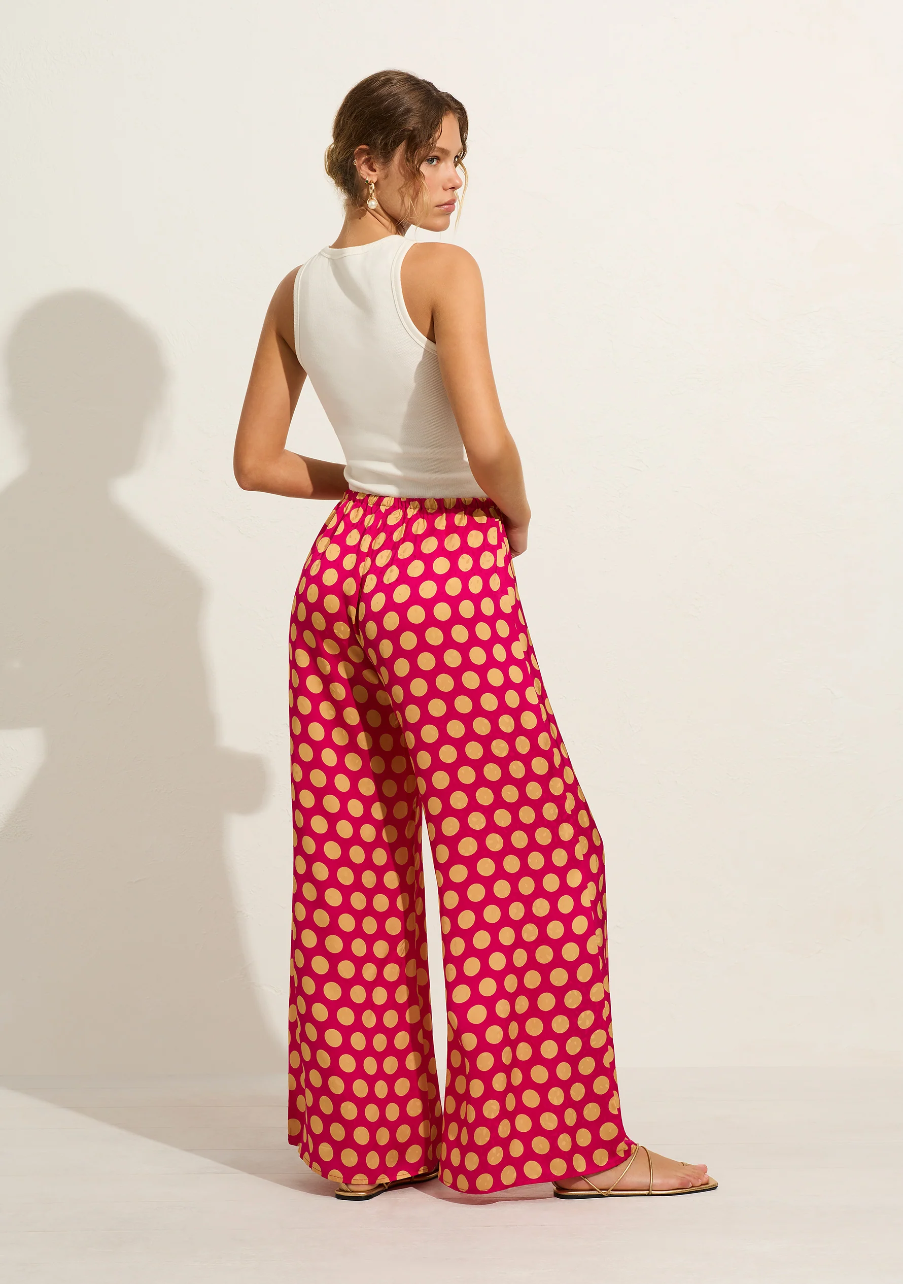 AUGUSTE THE LABEL Womens Shyla Pant - Fuchsia - Image 4
