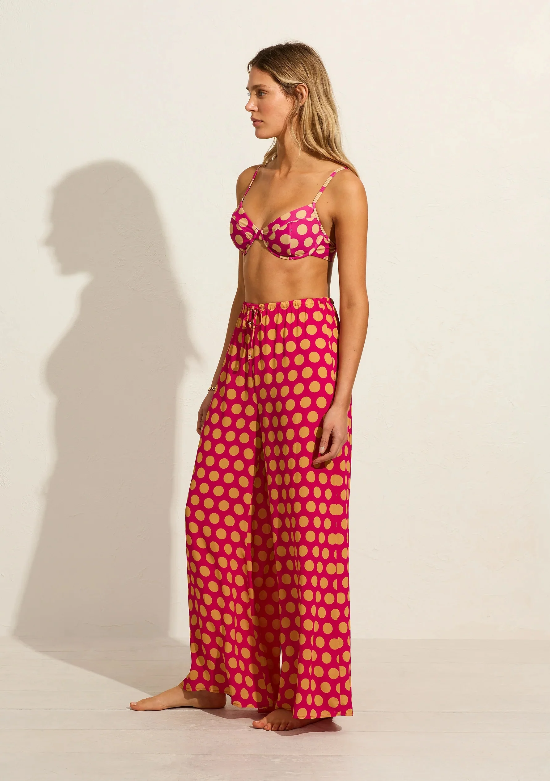 AUGUSTE THE LABEL Womens Shyla Pant - Fuchsia - Image 7