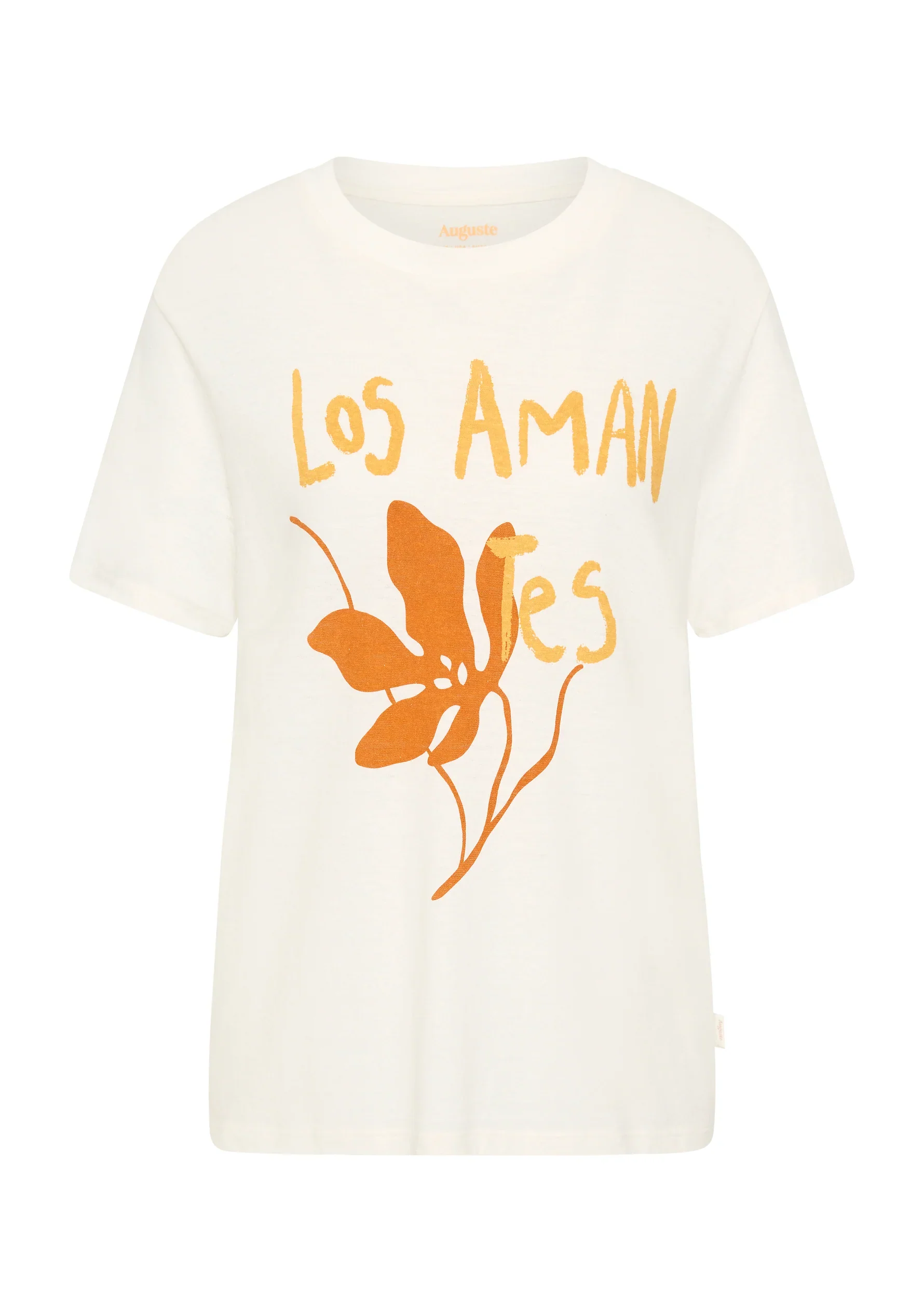 AUGUSTE THE LABEL Womens Spanish Lovers Classic Tee Off White - Image 3