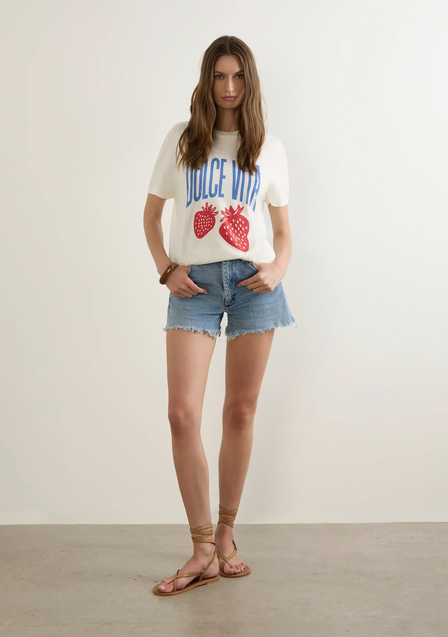 AUGUSTE THE LABEL Womens Sweet Life Classic Tee in White - Image 2