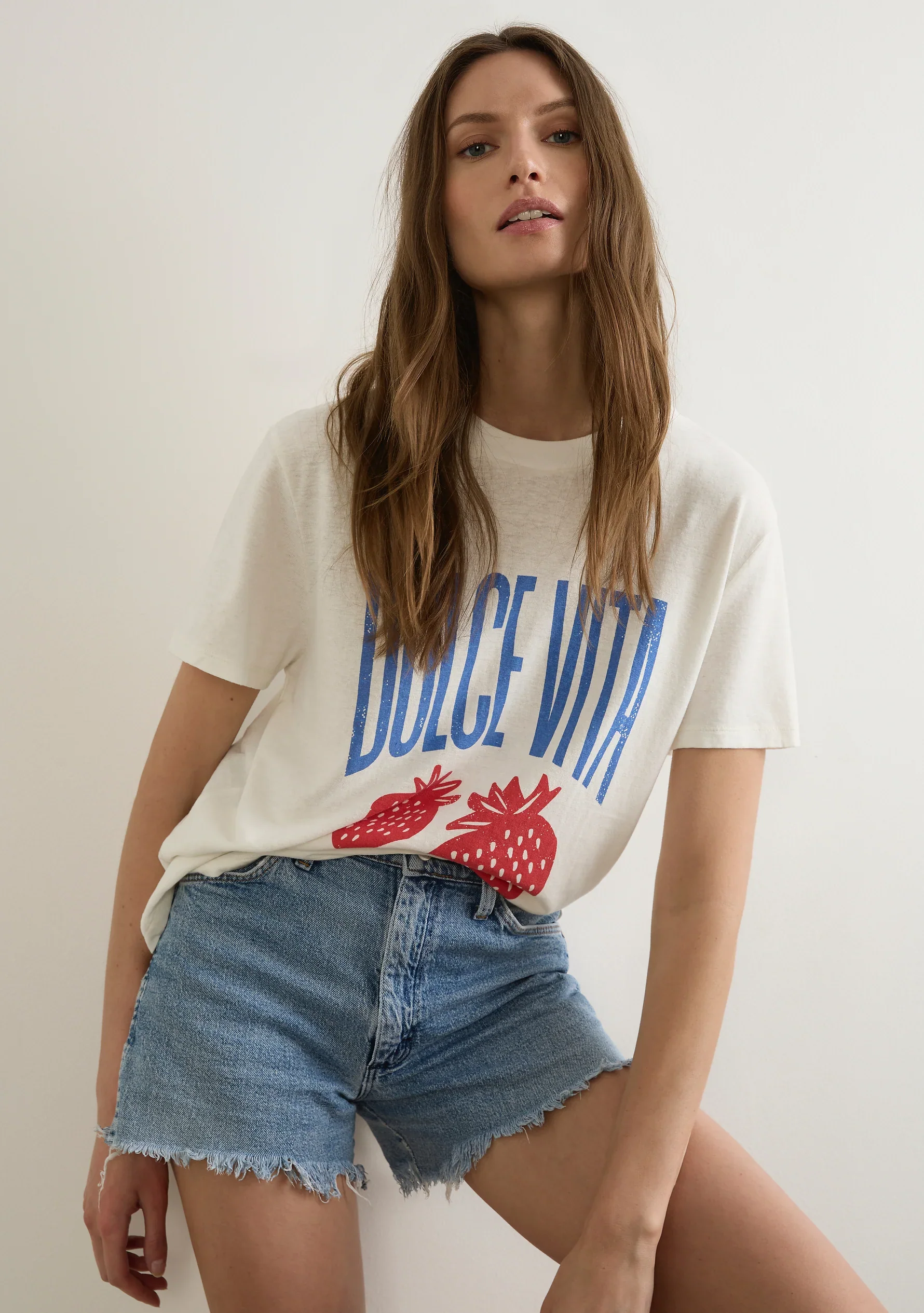 AUGUSTE THE LABEL Womens Sweet Life Classic Tee in White - Image 4