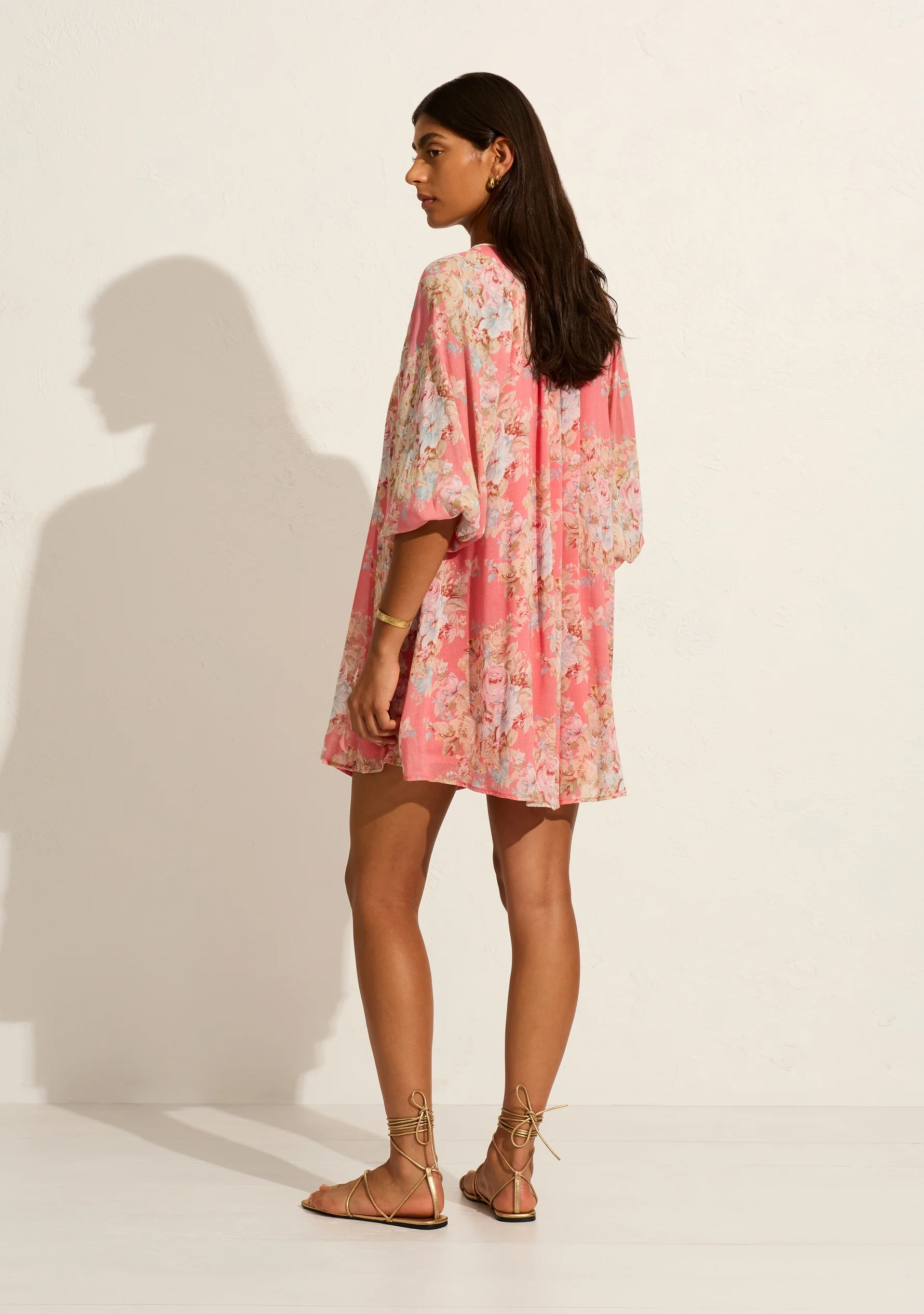 AUGUSTE THE LABEL Womens Willow Mini Dress - Rose Pink - Image 6