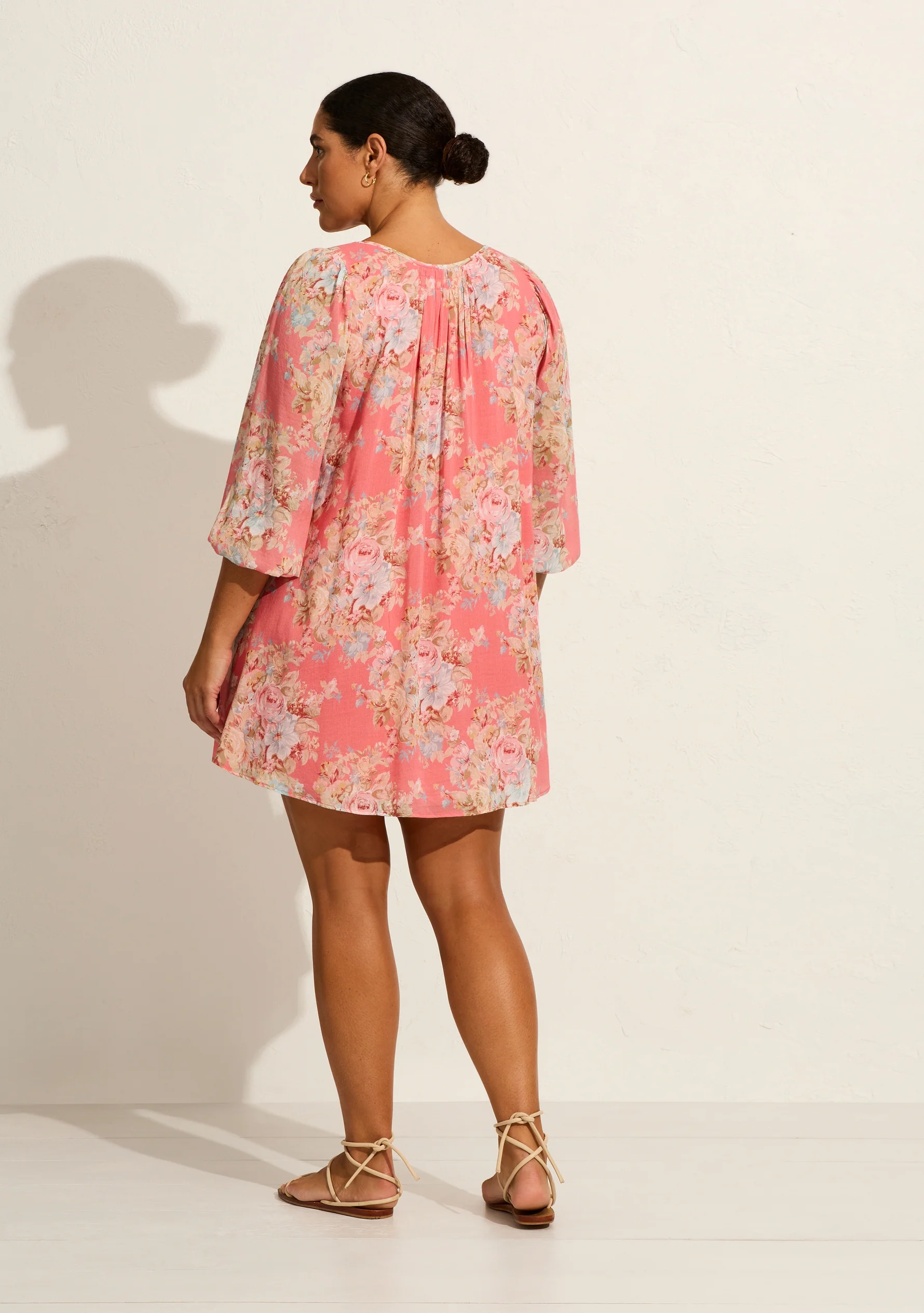 AUGUSTE THE LABEL Womens Willow Mini Dress - Rose Pink - Image 9