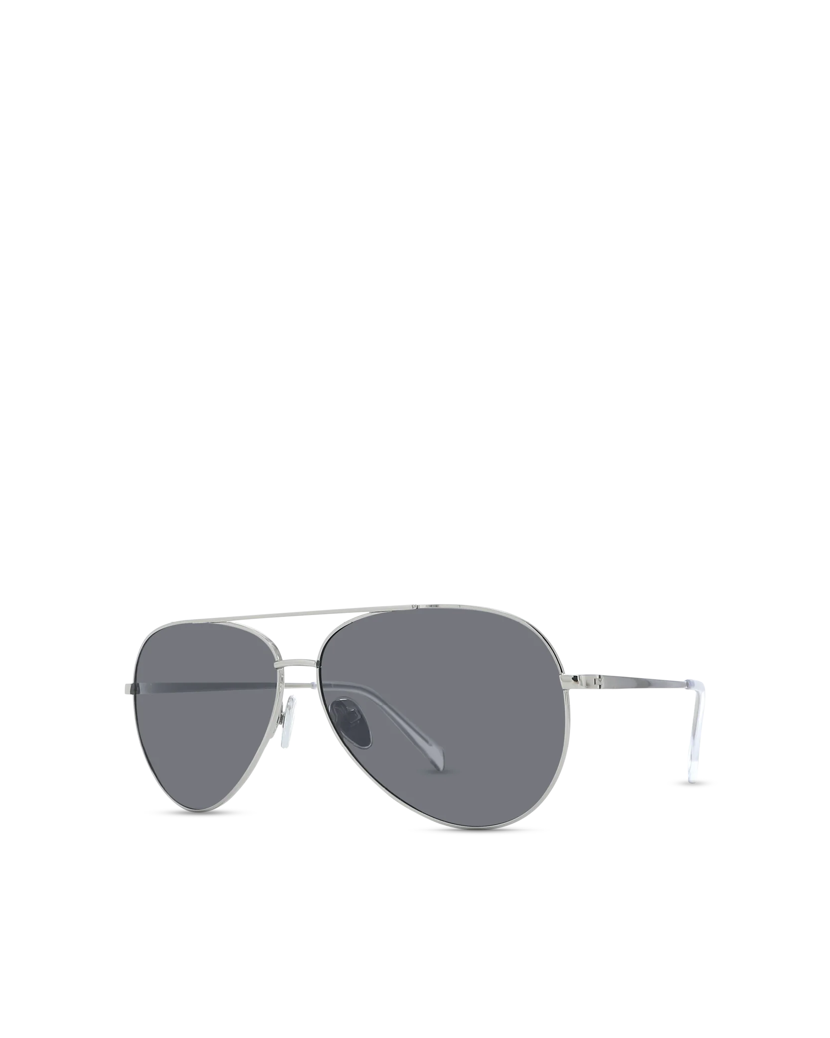 BANBE EYEWEAR Womens The Campbell Sunglasses - Silver /Smoke - Image 3