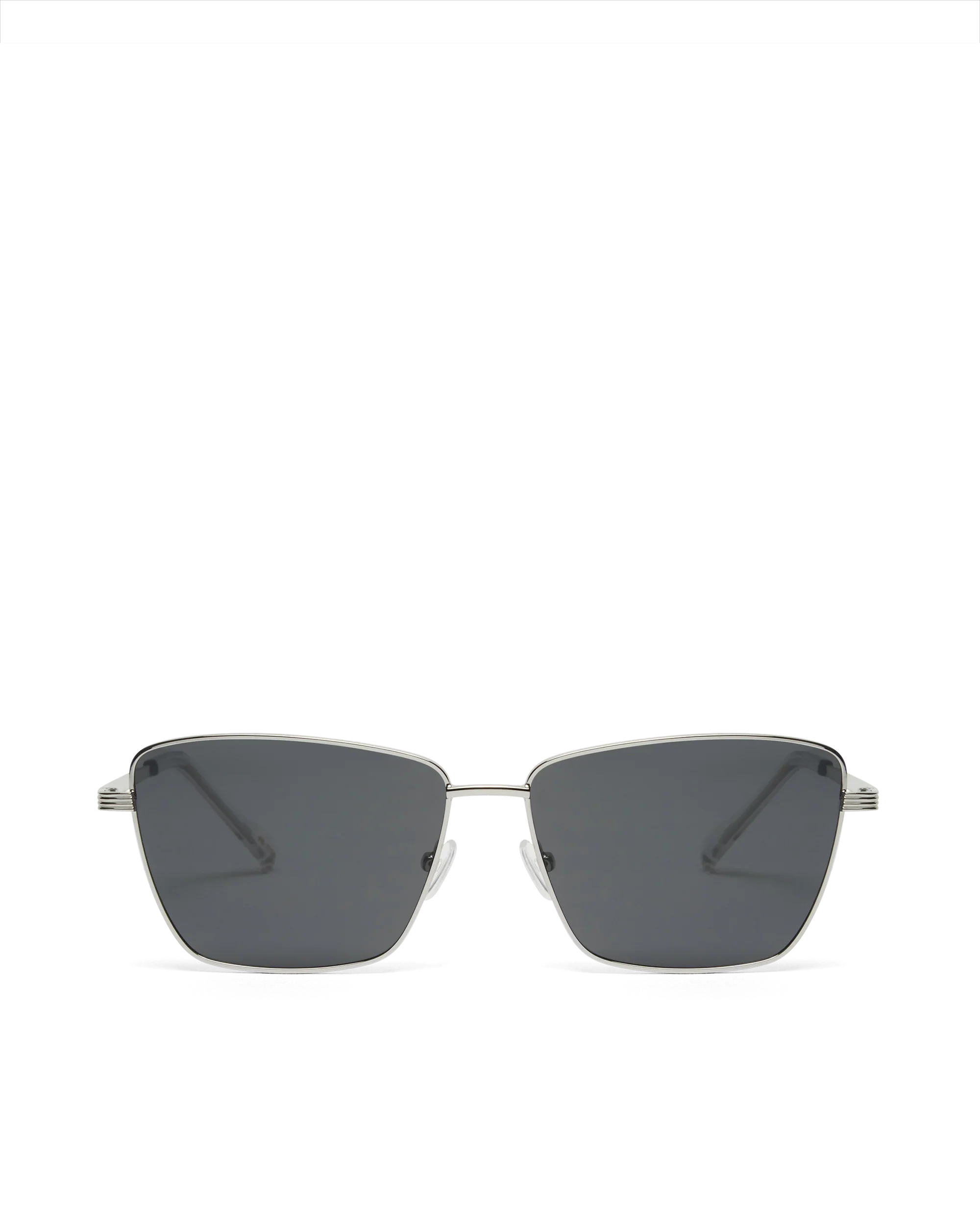 BANBE EYEWEAR Womens The Natalia Polarised Sunglasses - Dark Silver / Light Silver - Image 7