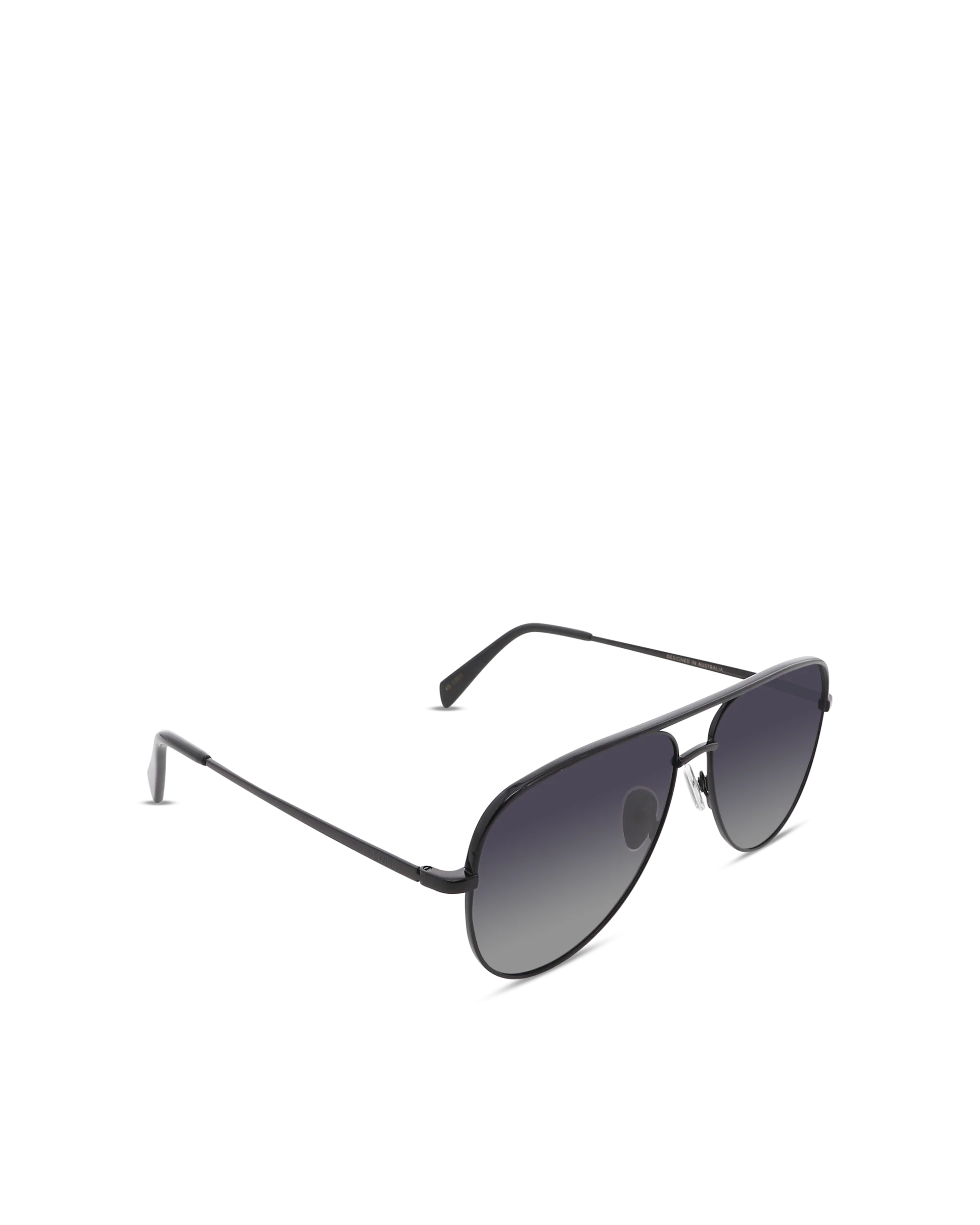 BANBE EYEWEAR Womens The Taylor Sunglasses - Black/ Black Fade - Image 7