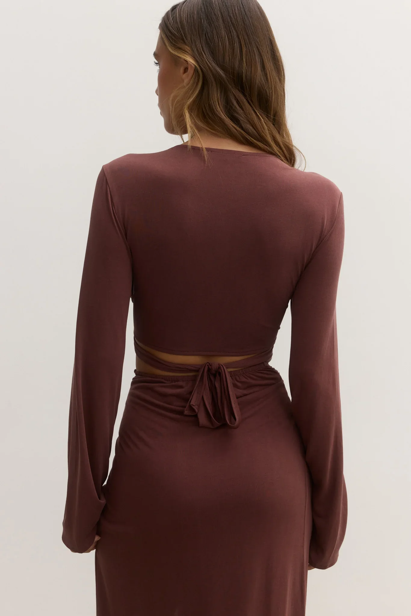 BAYSE BRAND Womens Adriana Top Chocolate - Image 4