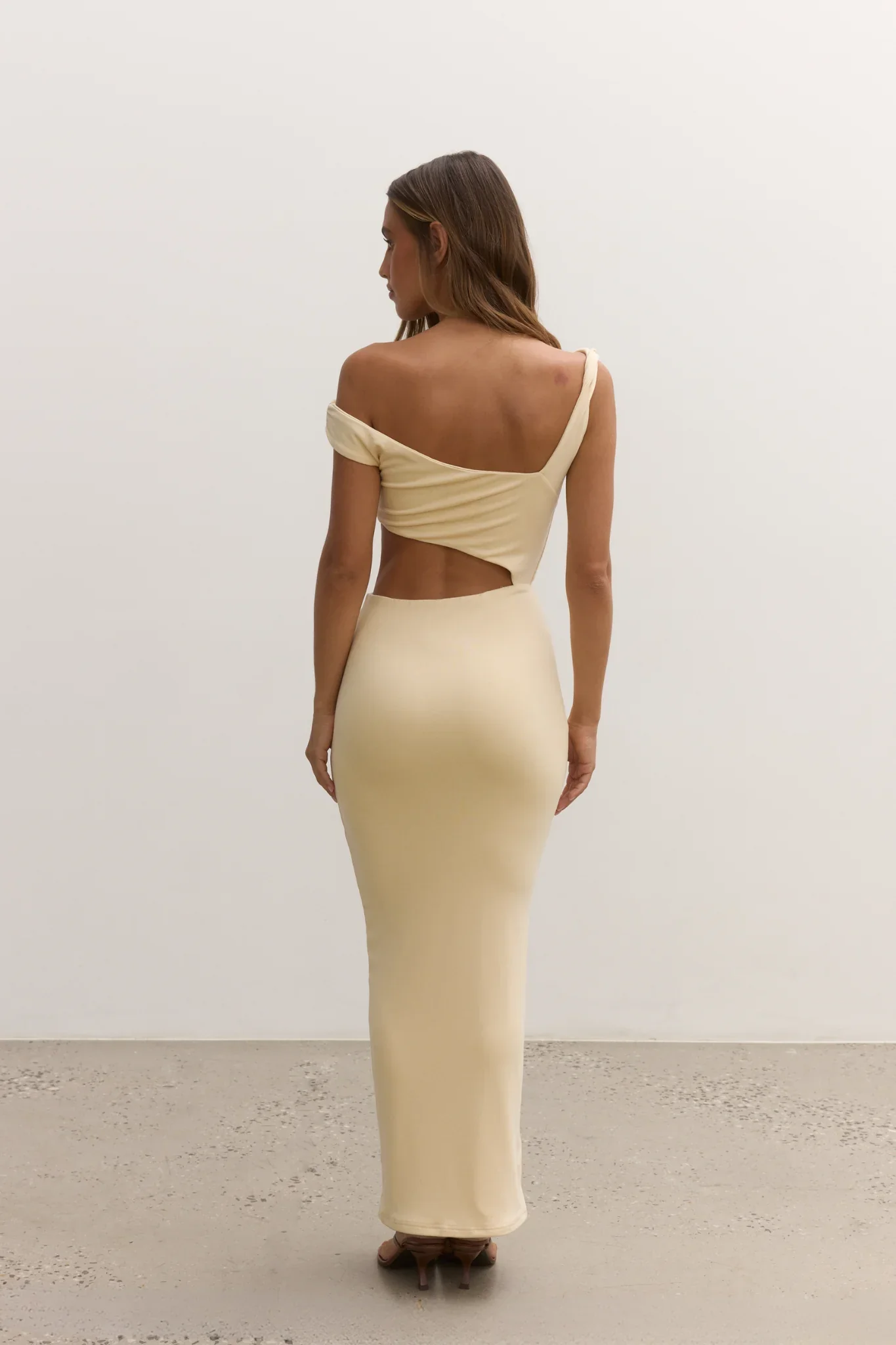 BAYSE BRAND Womens Elara Midi Dress Lemon - Image 5