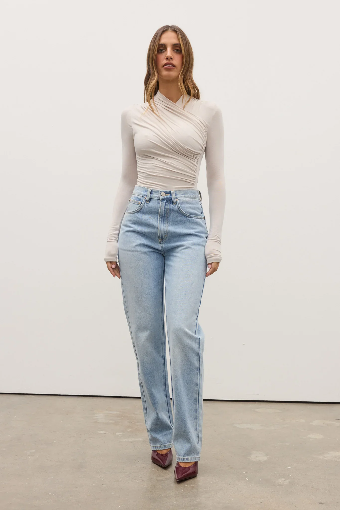 BAYSE BRAND Womens Heidi High Waisted Jeans Atlanta - Image 2