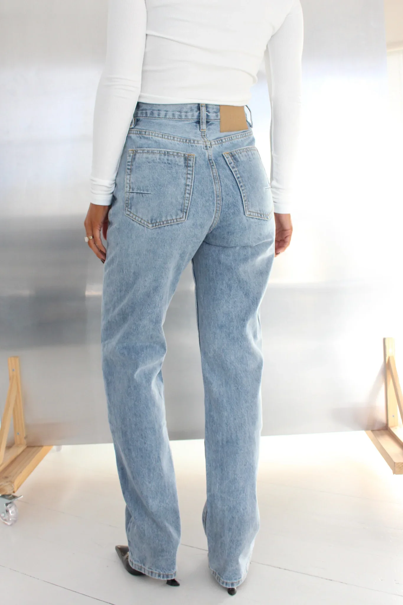 BAYSE BRAND Womens Heidi High Waisted Jeans Atlanta - Image 3