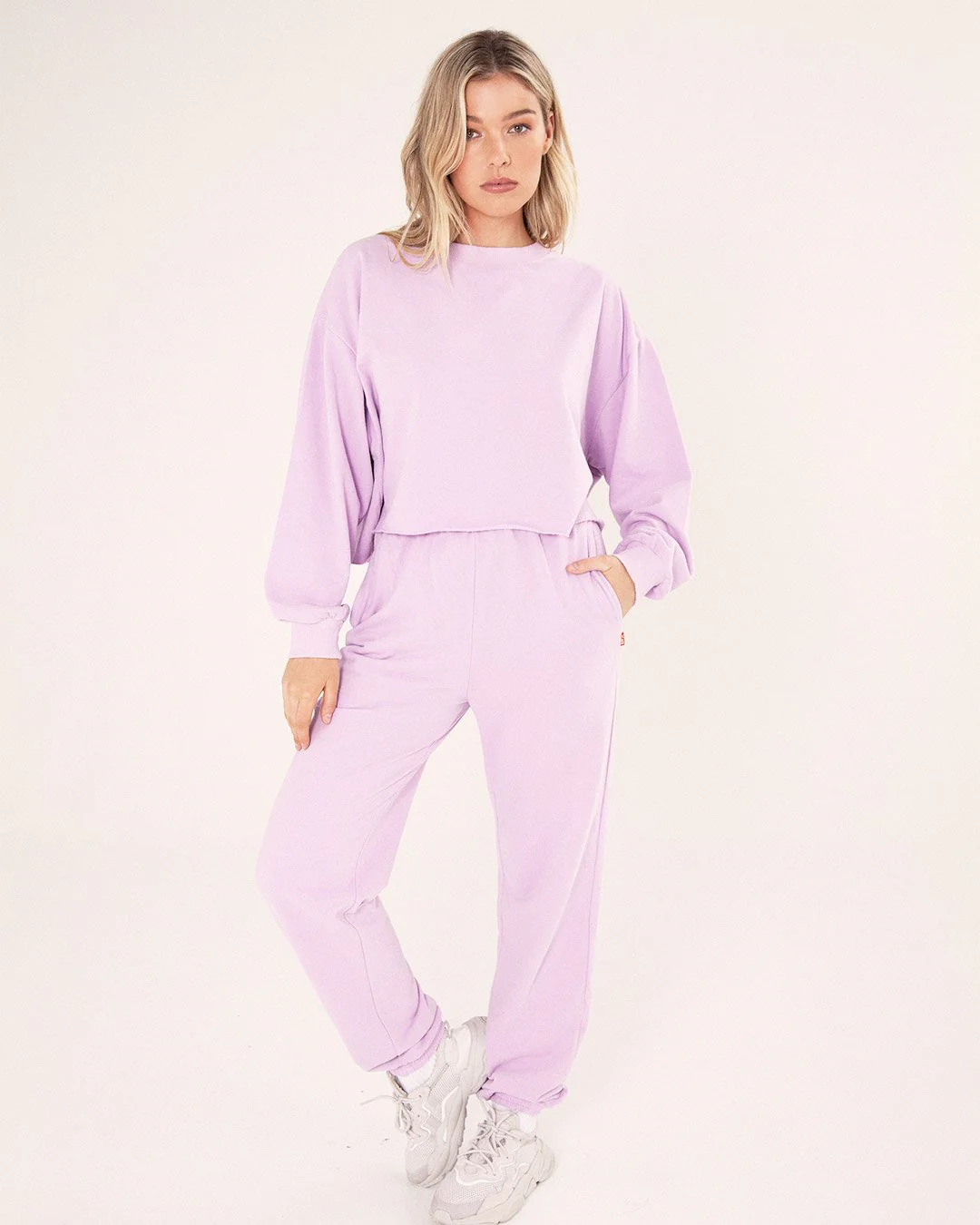 Bayse Brand WOMENS LOUNGE SWEATER - LILAC - Image 2