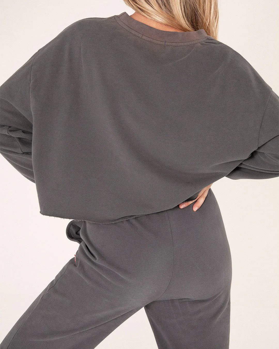 Bayse Brand WOMENS LOUNGE SWEATER - VINTAGE CHARCOAL - Image 3