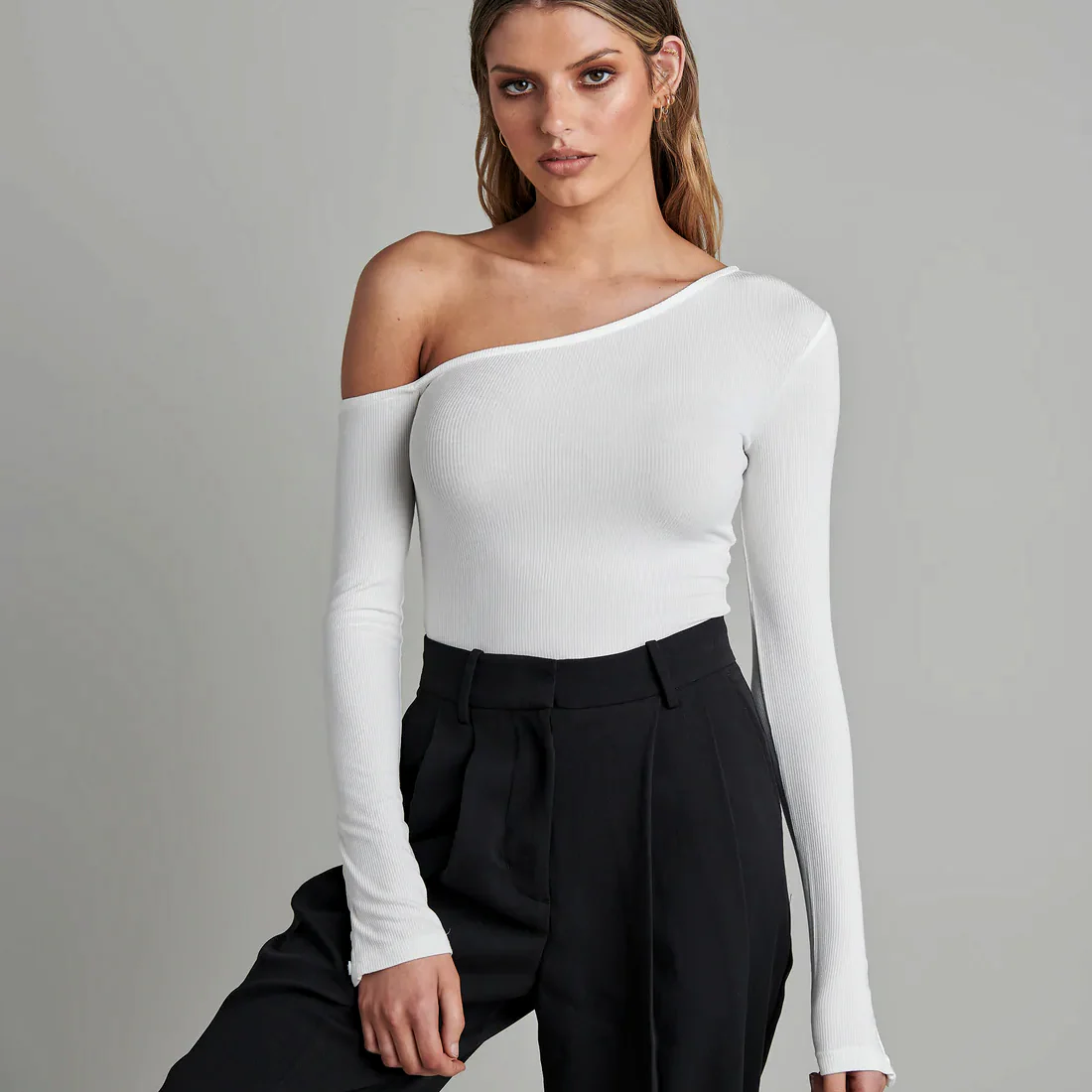 BAYSE BRAND Womens Maddison Bodysuit White - Image 5