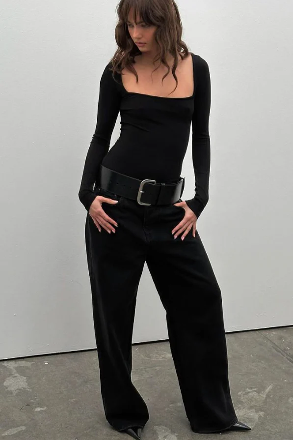 BAYSE BRAND Womens Perry Denim - Backstage Black - Image 2