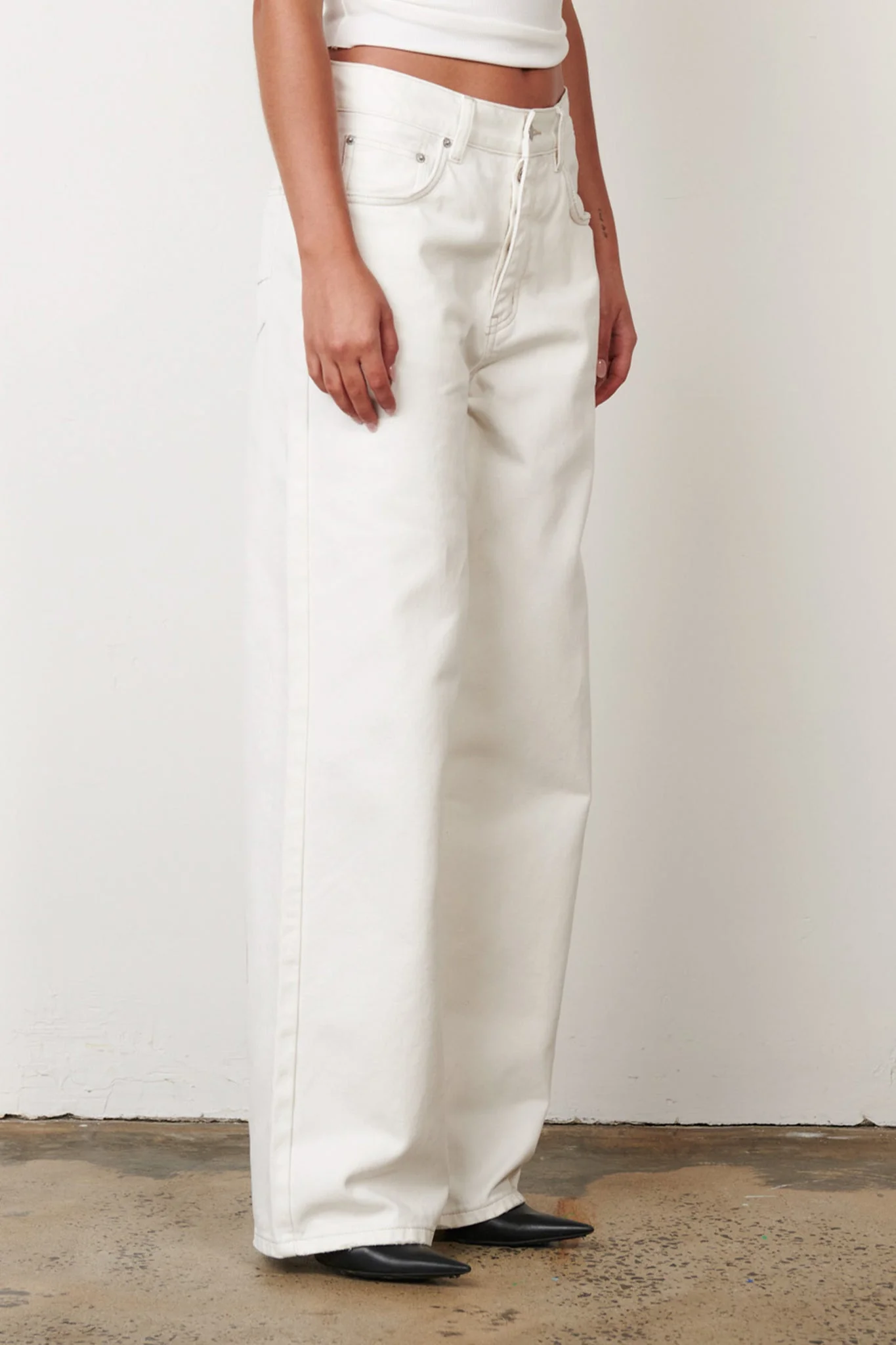 BAYSE BRAND Womens Perry Denim - Geisha White - Image 2