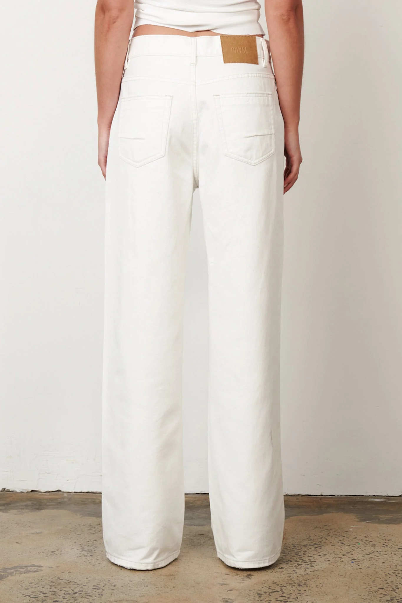 BAYSE BRAND Womens Perry Denim - Geisha White - Image 3