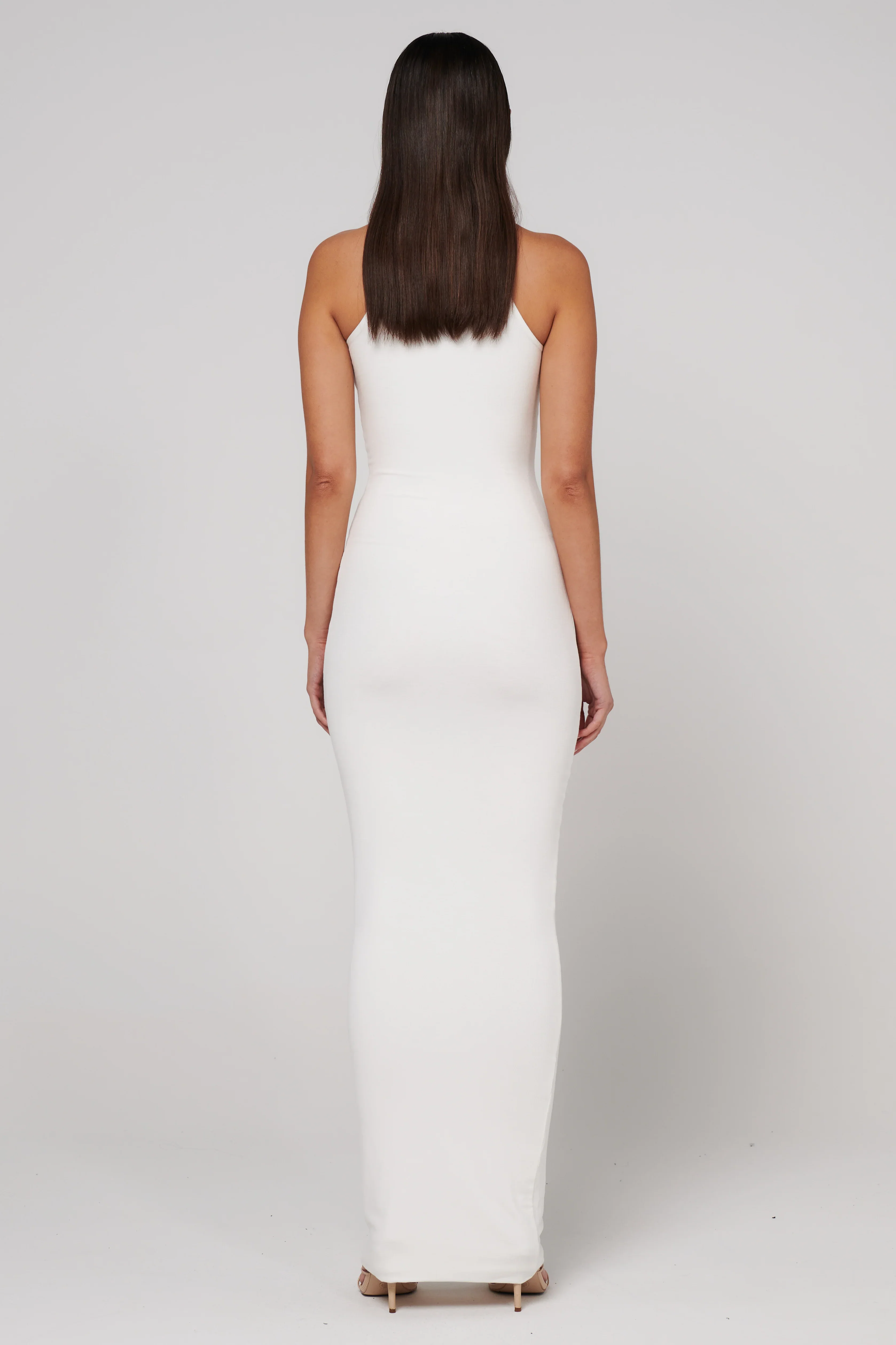BAYSE BRAND Womens Raine Midi Dress - White - Image 4