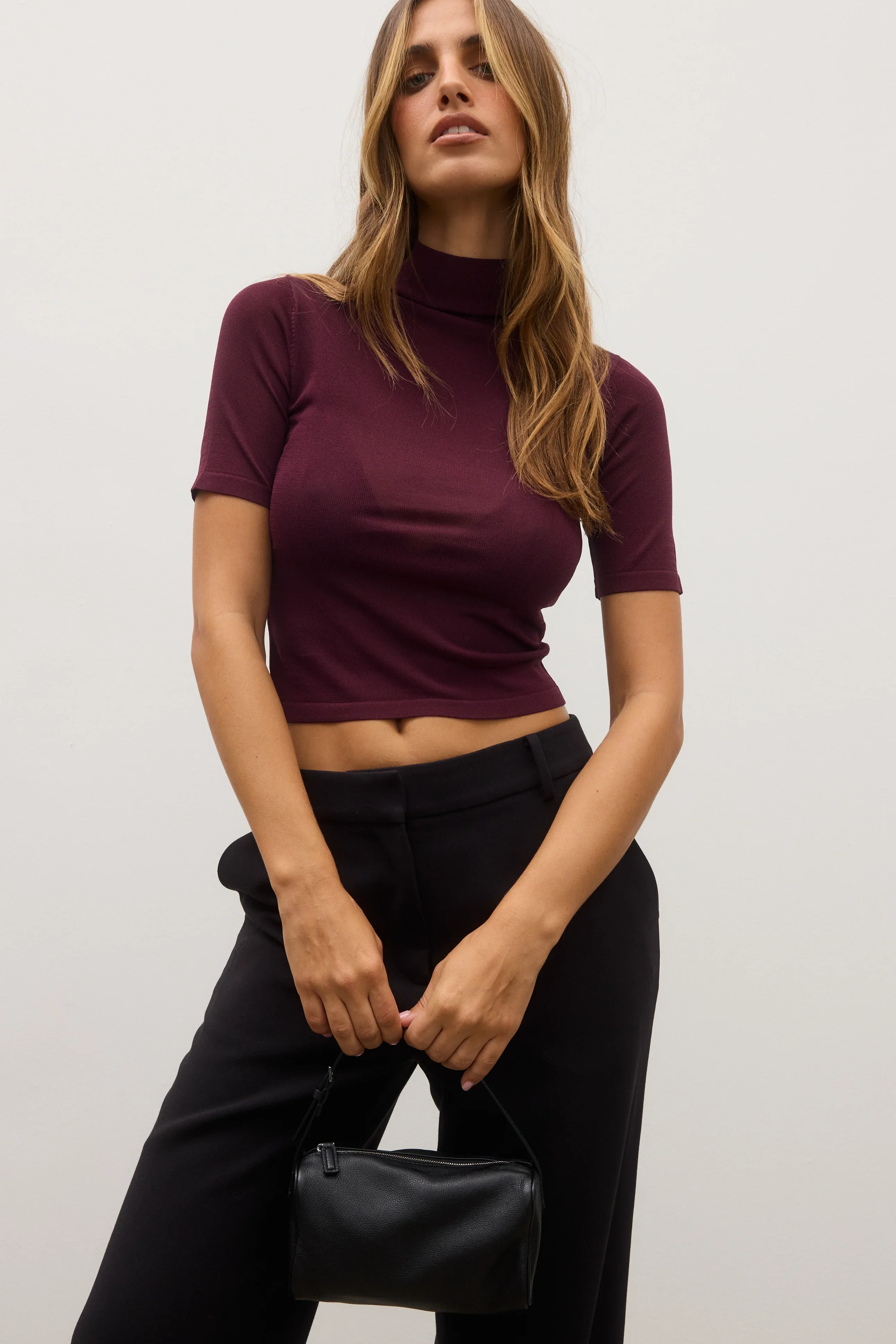 BAYSE BRAND Womens Shay Top Plum - Image 5