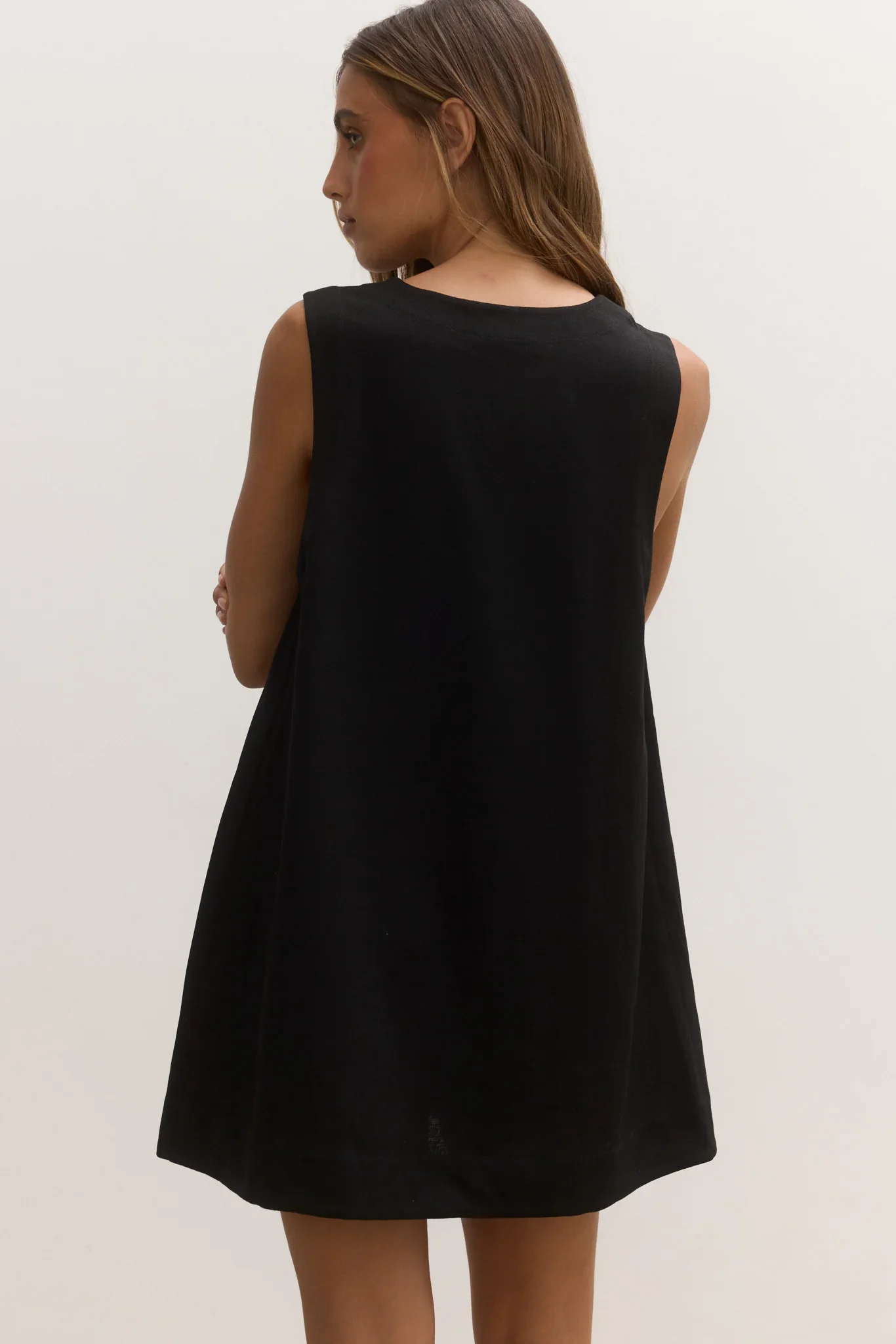 BAYSE BRAND Womens Skylar Dress Black - Image 4