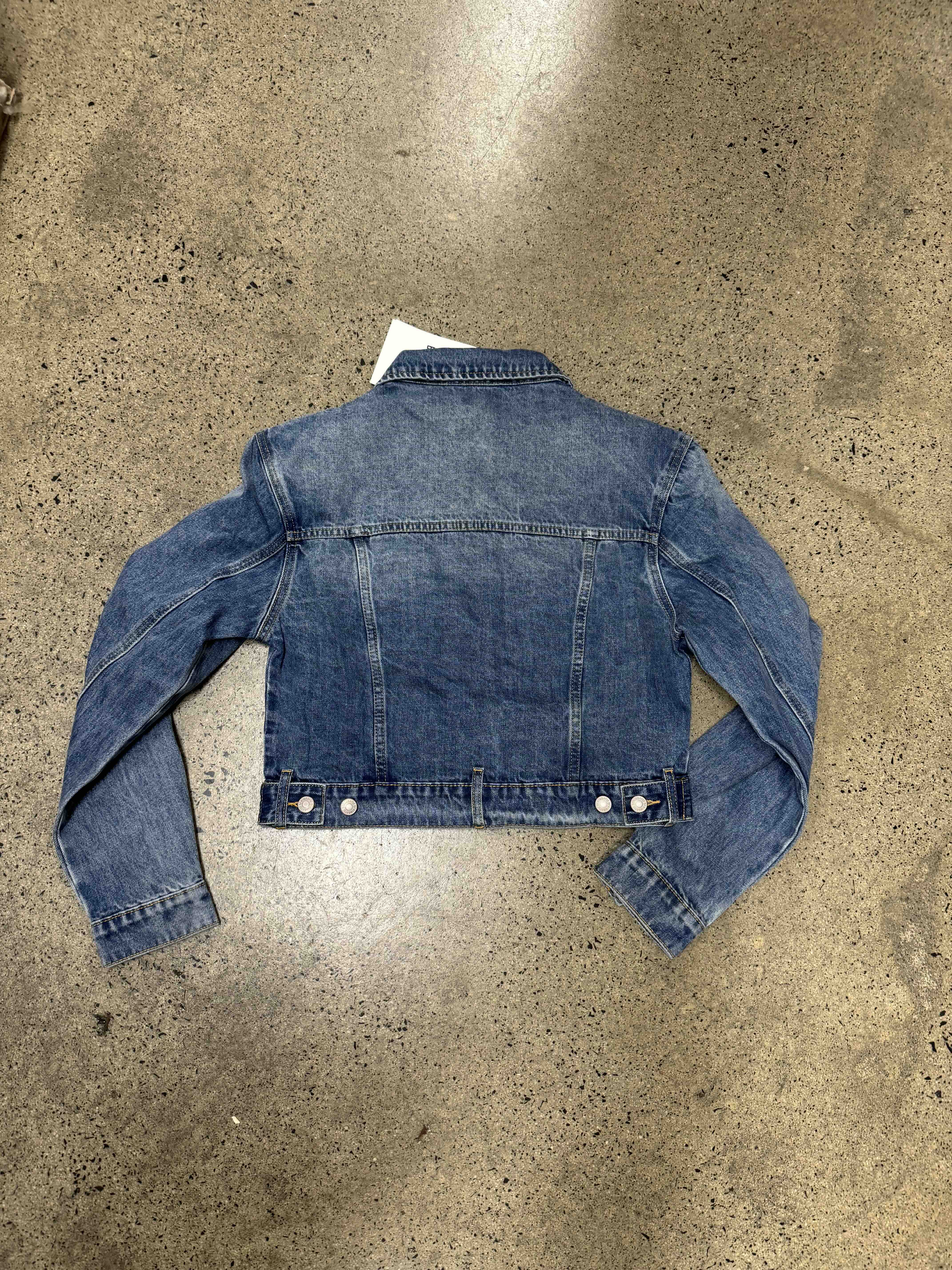 BAYSE BRAND Womens Winslow Denim Jacket in Ash Tide Blue - Image 6
