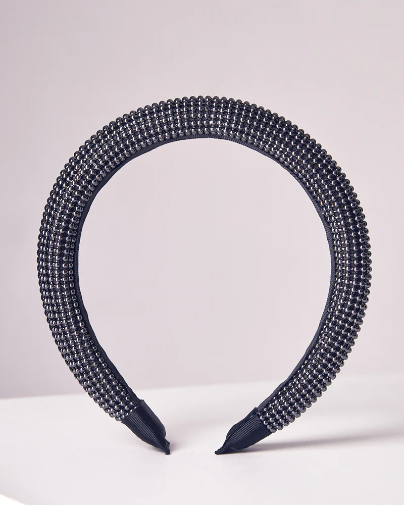 BILLINI Womens Lily Beaded Headband - Gunmetal - Image 7