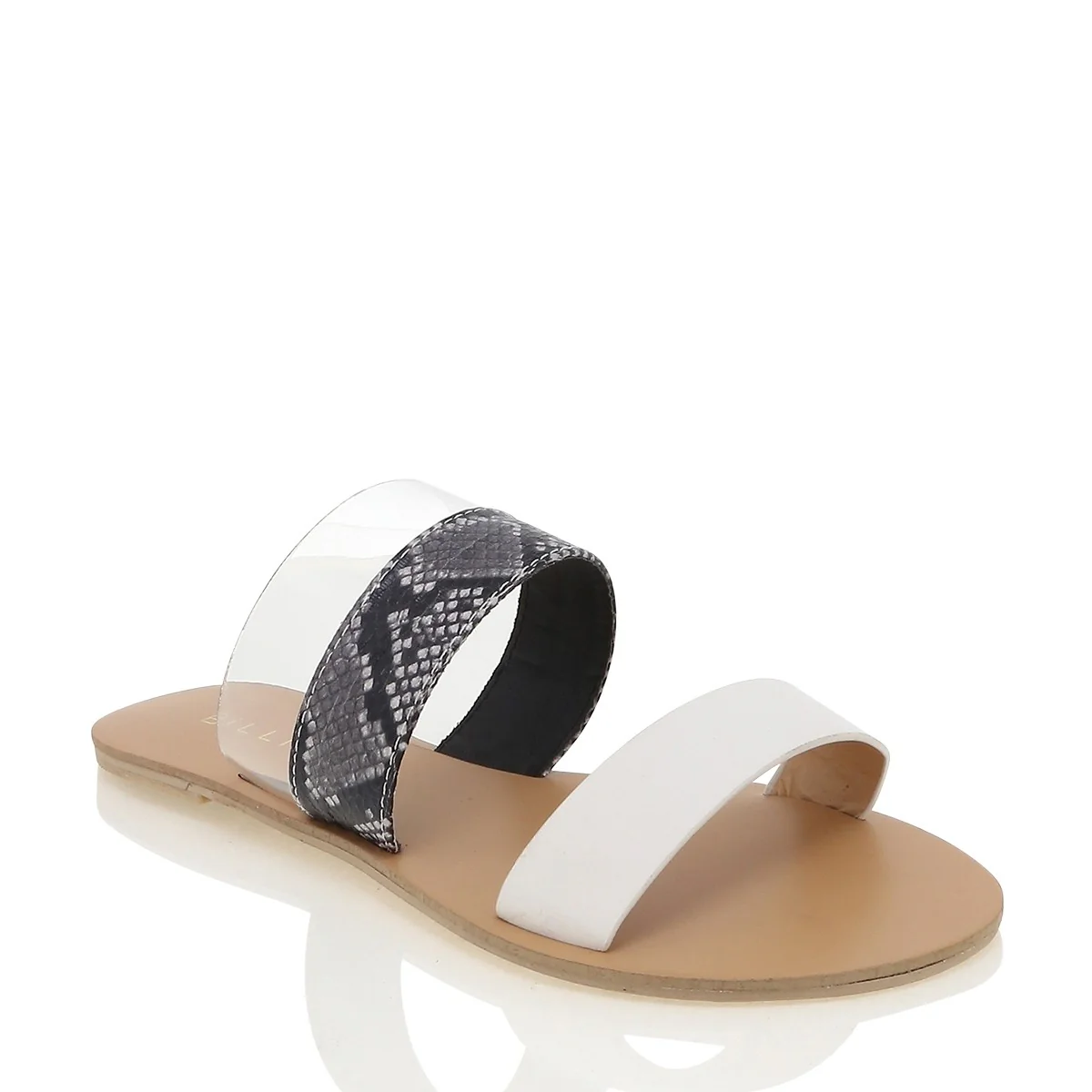 Billini WOMENS MILOS SLIDES SNAKEPRINT - Image 3