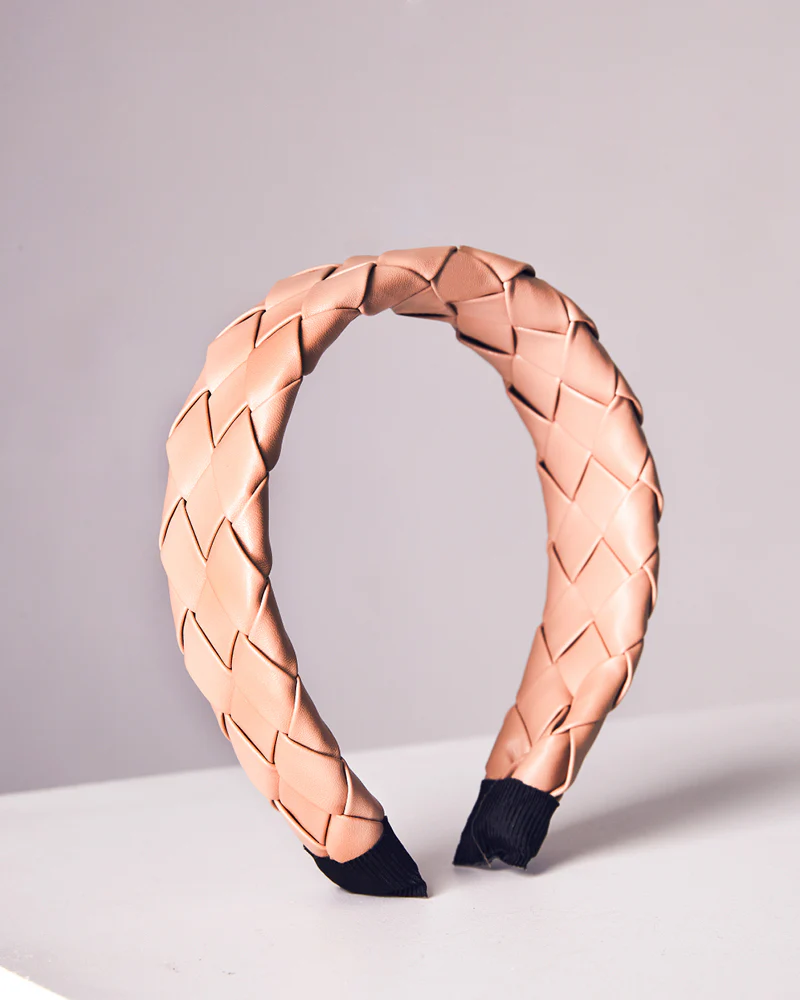 BILLINI Womens Sammy Woven Headband - Nude - Image 3