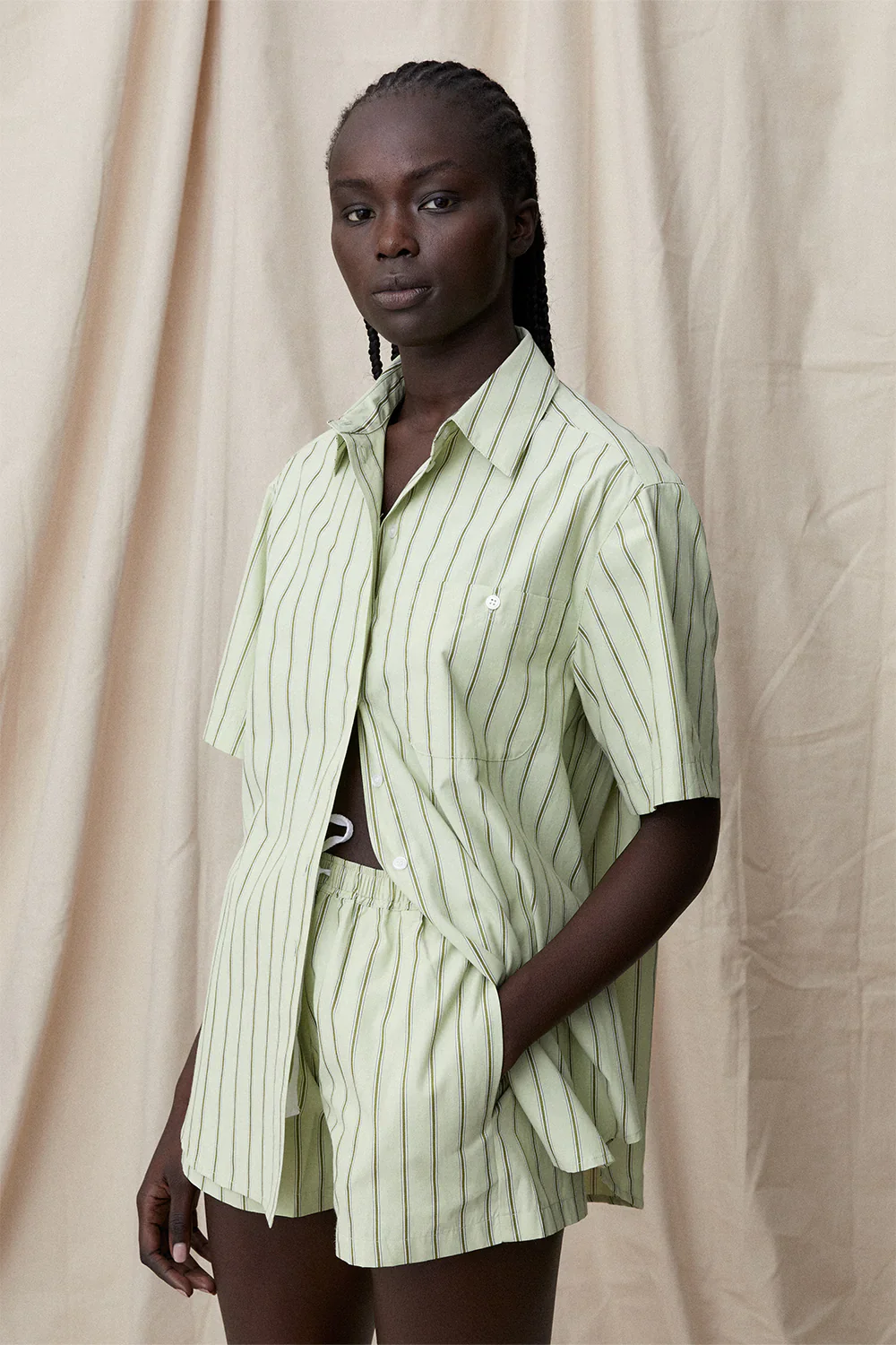 BLANCA Womens Alessia Shirt - Green - Image 4
