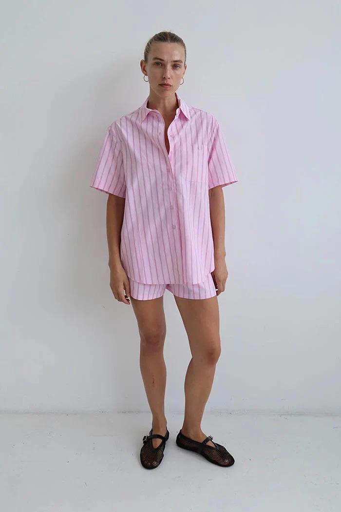 BLANCA Womens Alessia Shirt - Pink - Image 10