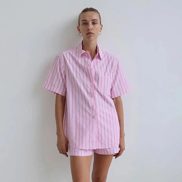 BLANCA Womens Alessia Shirt - Pink - Image 9