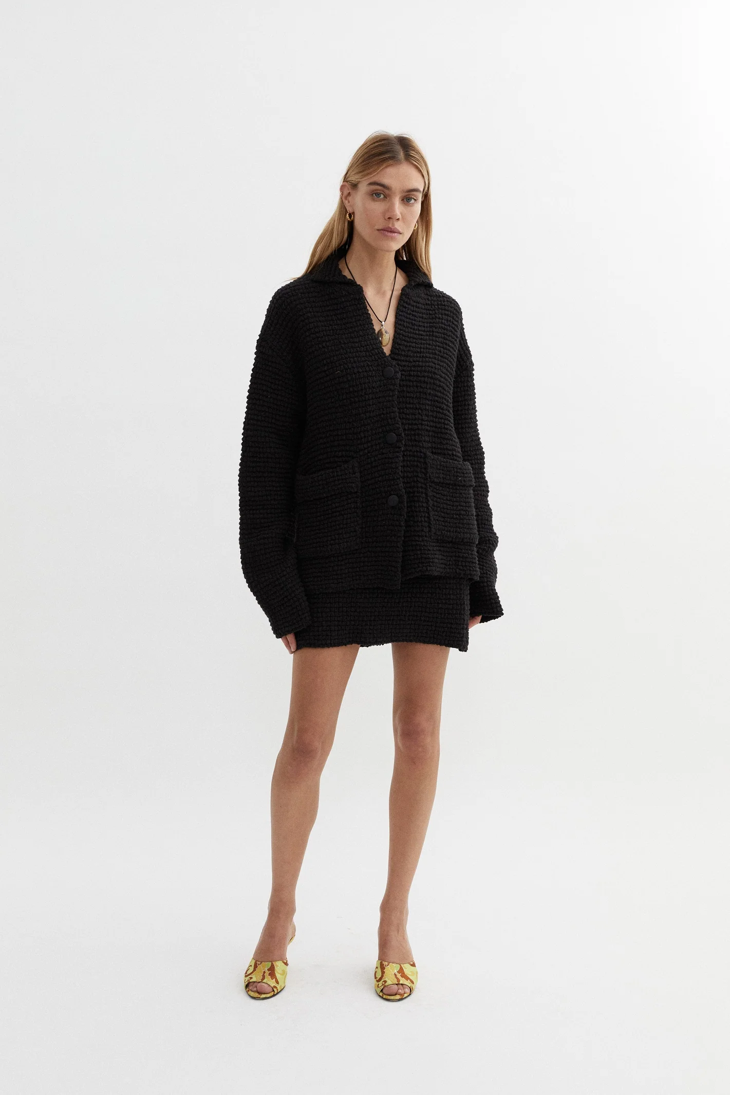 BLANCA Womens Belle Cardigan Black - Image 2