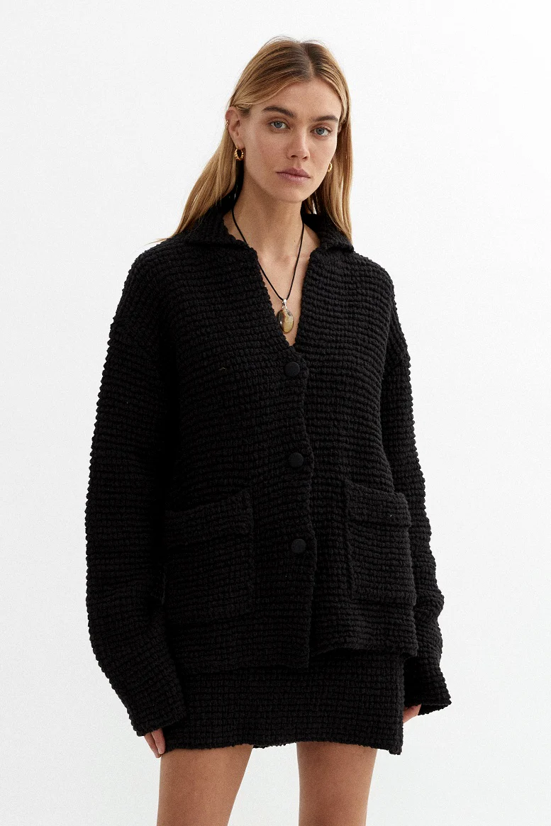 BLANCA Womens Belle Cardigan Black - Image 3