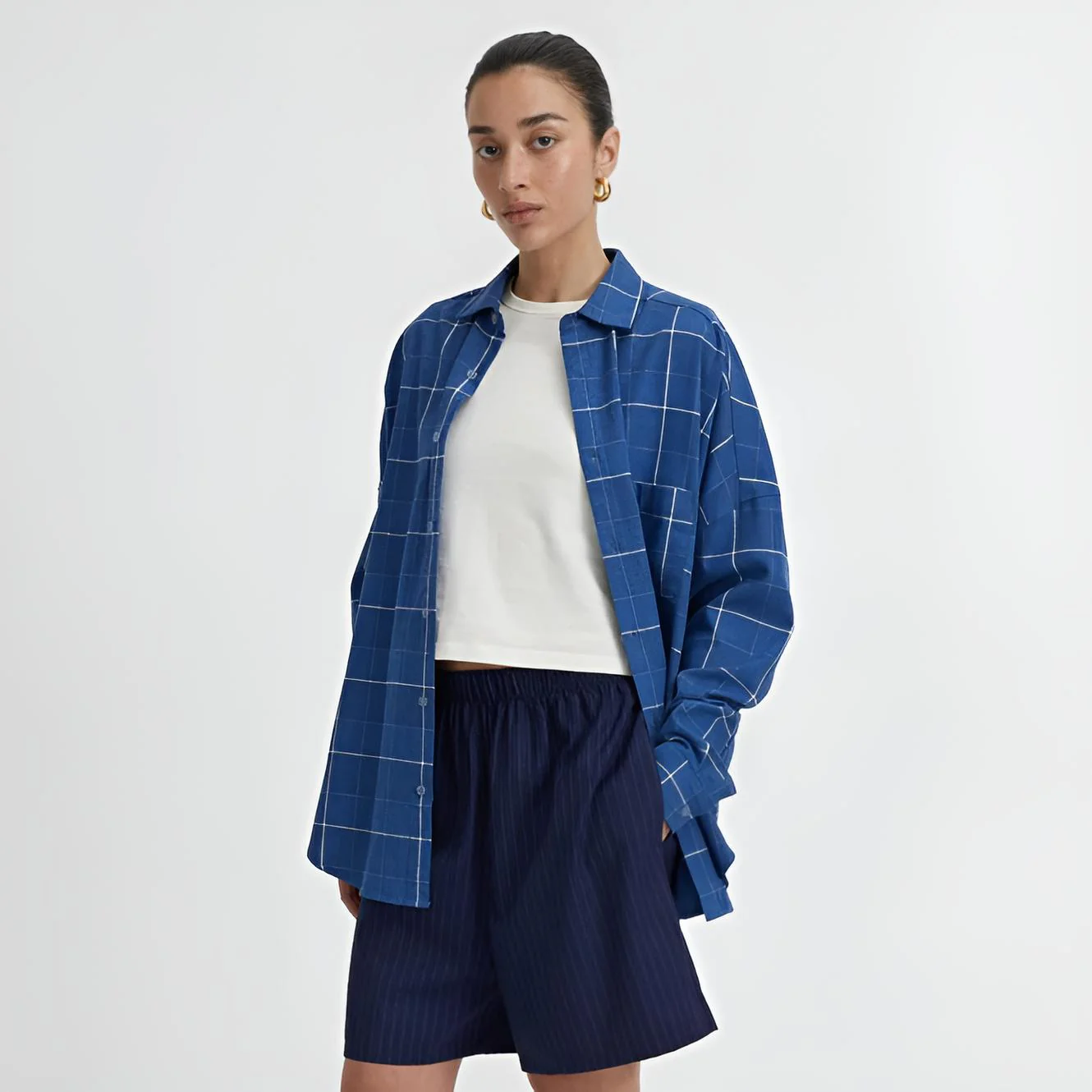 BLANCA Womens Bexley Shirt in Blue - Image 2