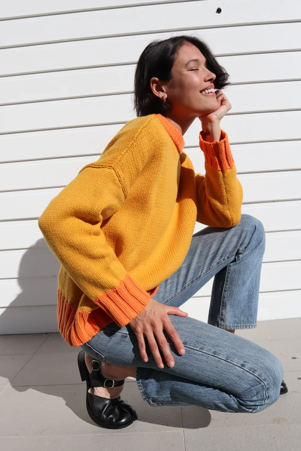 BLANCA Womens Chambord Knit Tumeric - Image 6