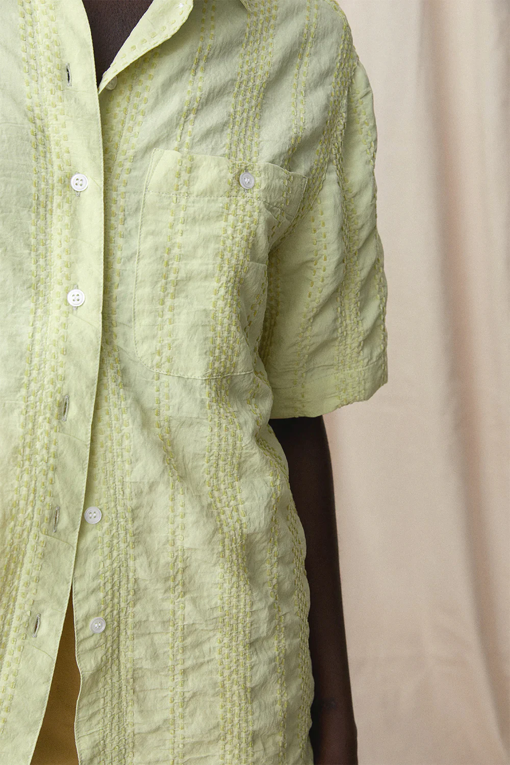 BLANCA Womens Corina Shirt - Sage - Image 4