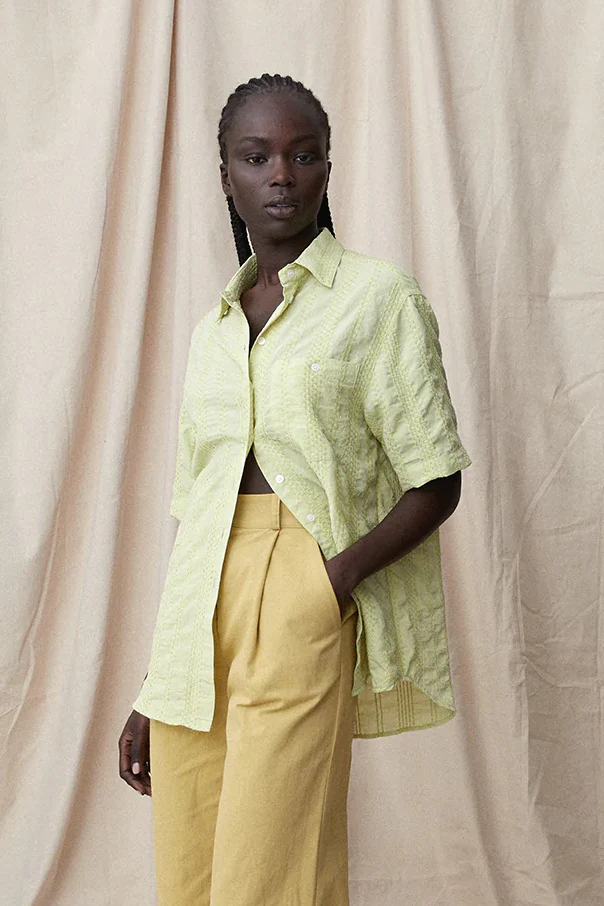 BLANCA Womens Corina Shirt - Sage - Image 6