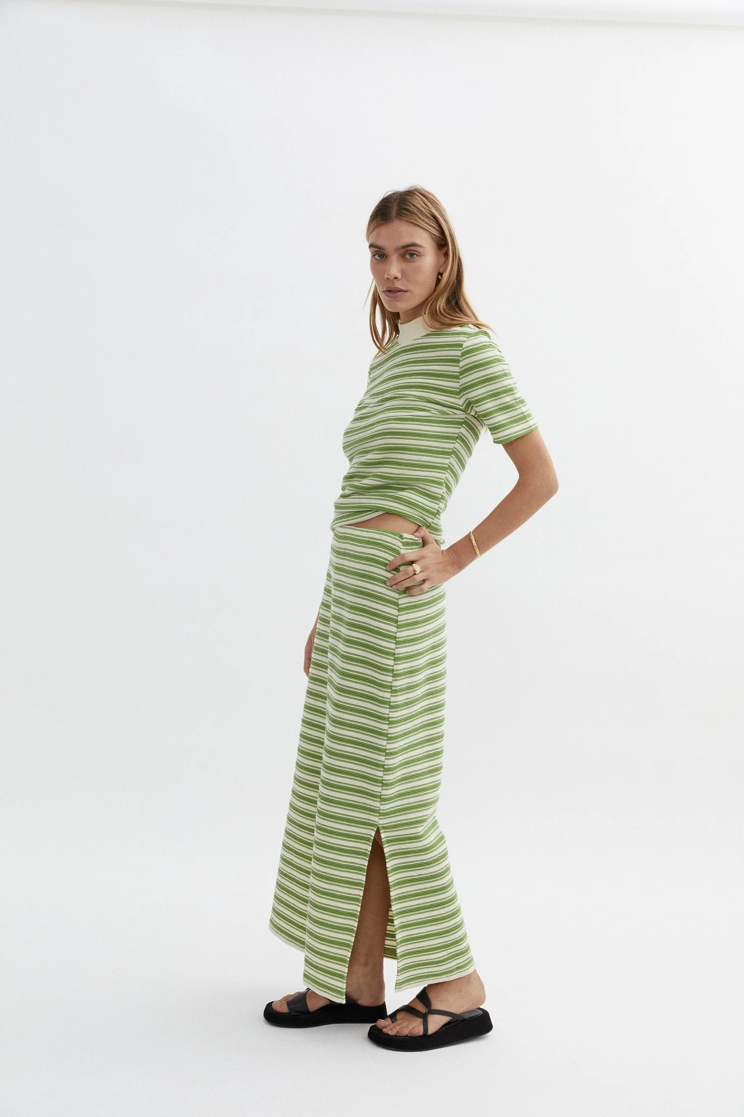 BLANCA Womens Demi Shirt Green - Image 2