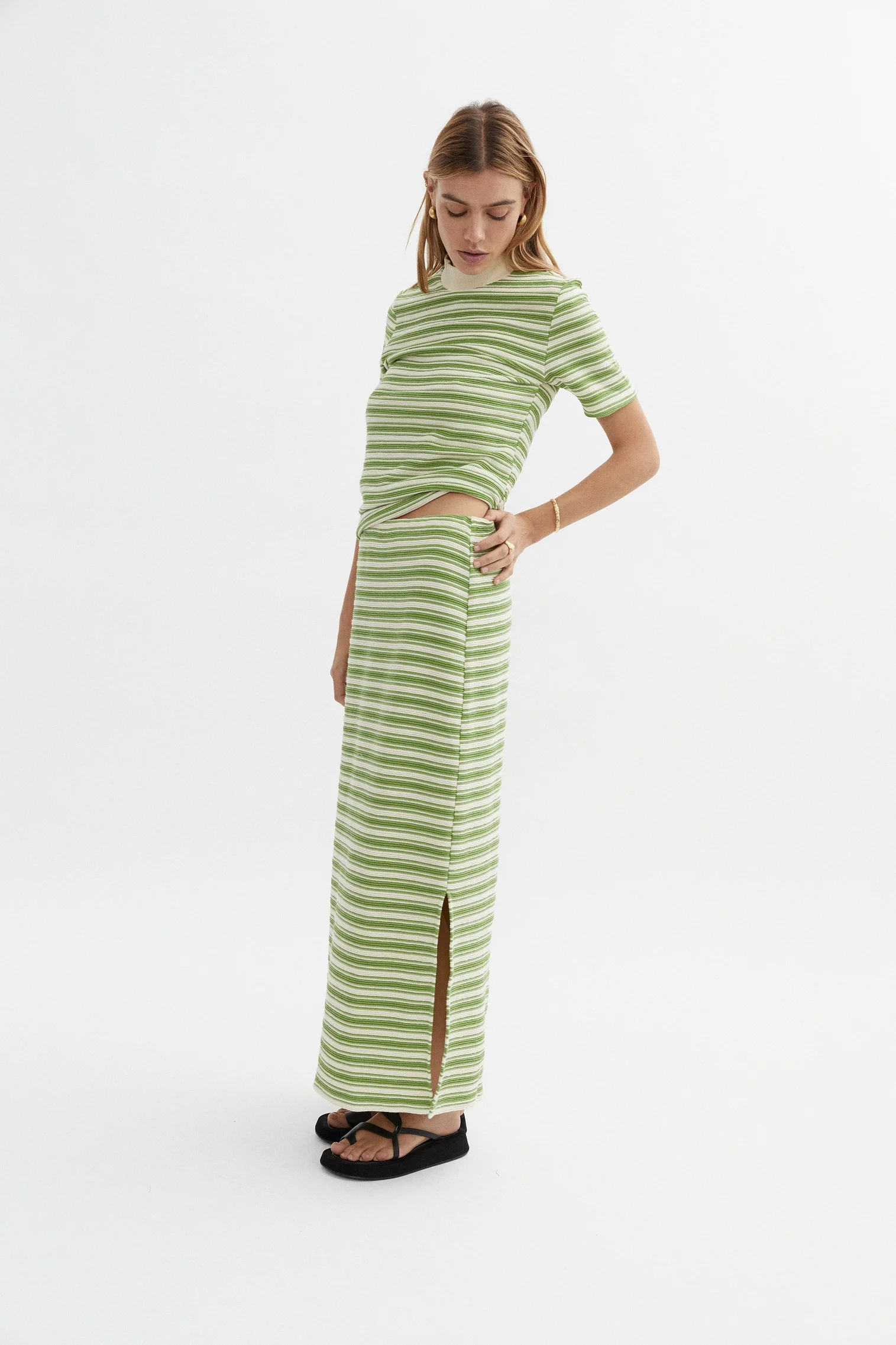BLANCA Womens Demi Skirt Green - Image 3