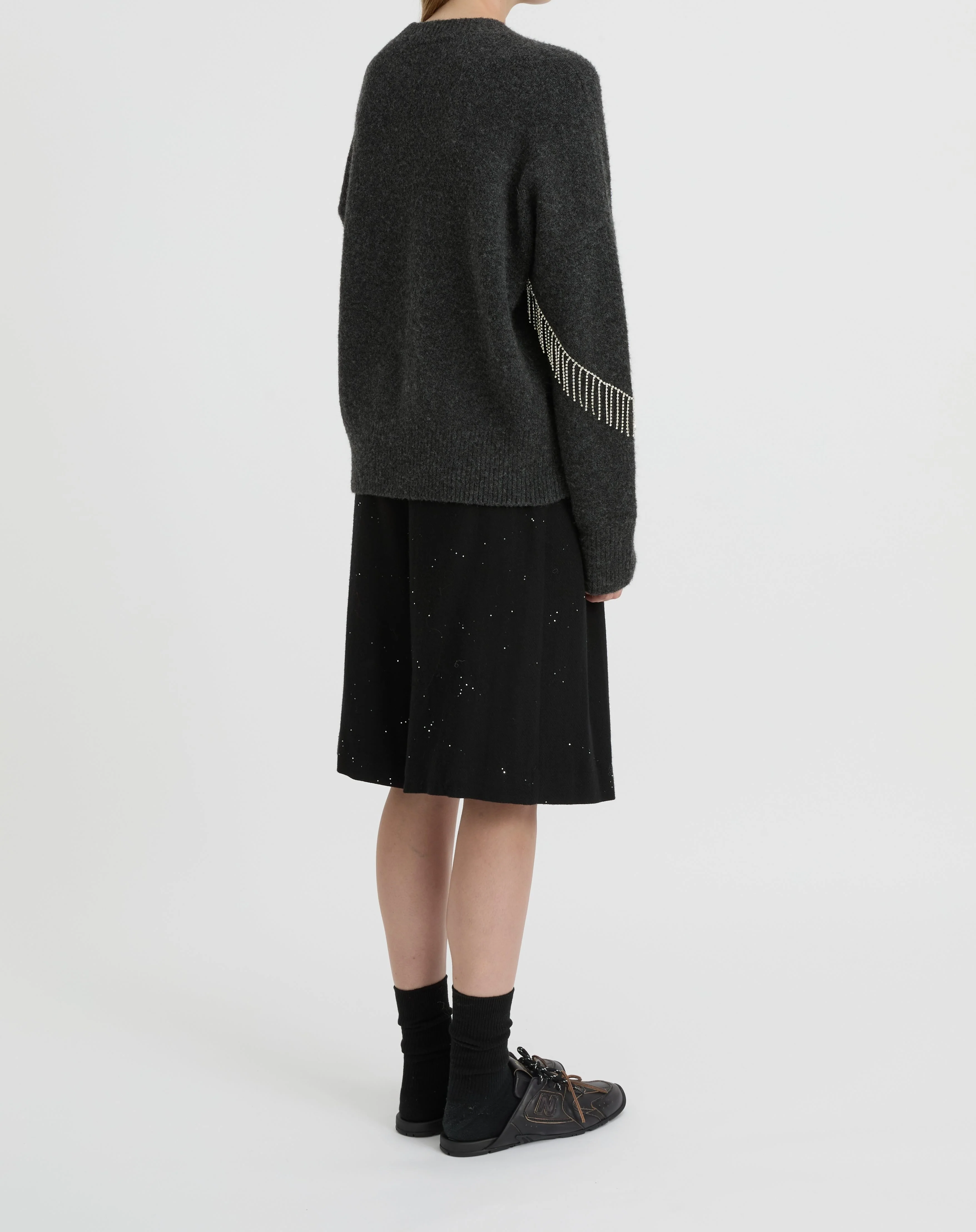 BLANCA Womens Felix Sweater Charcoal - Image 3
