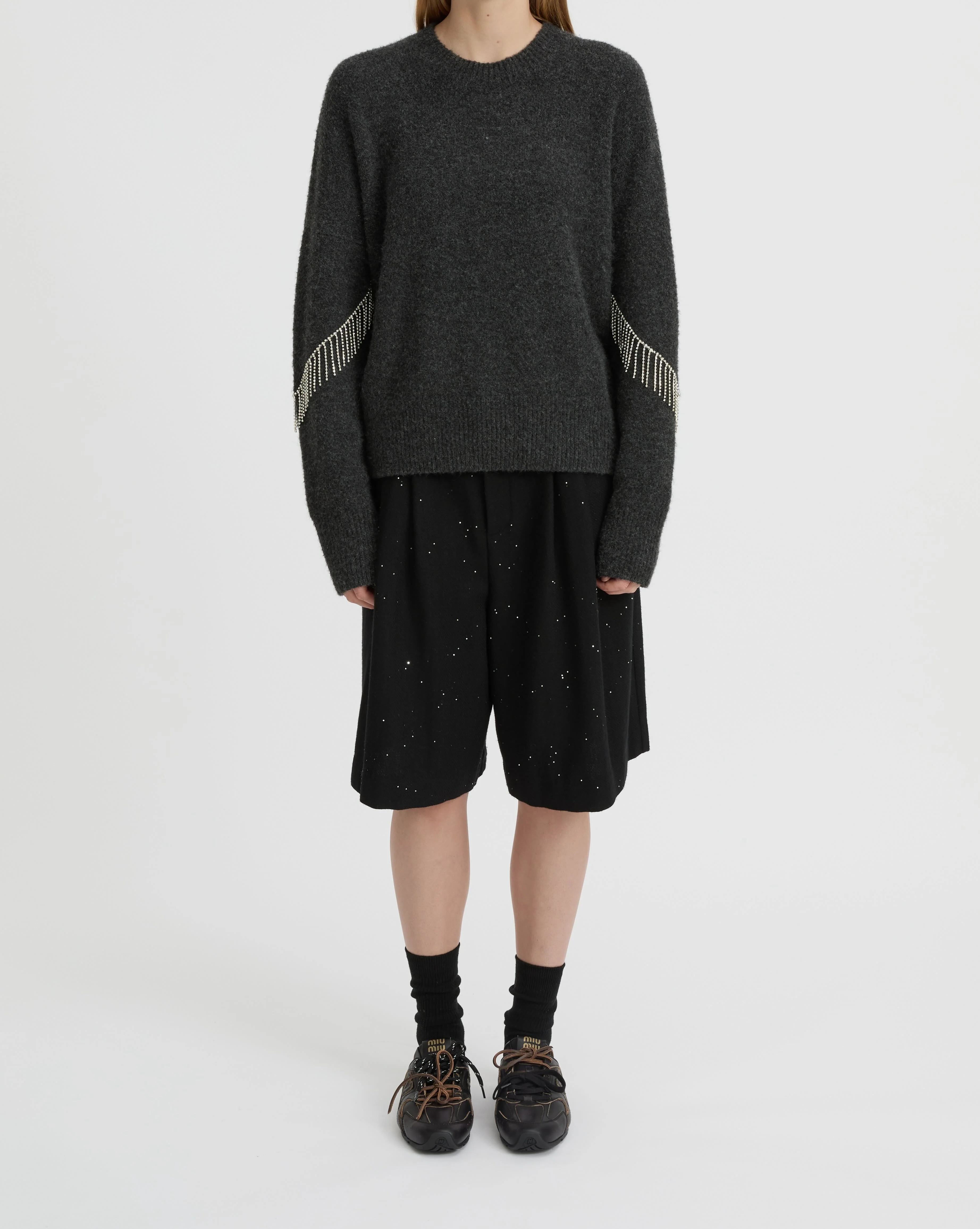 BLANCA Womens Felix Sweater Charcoal - Image 5